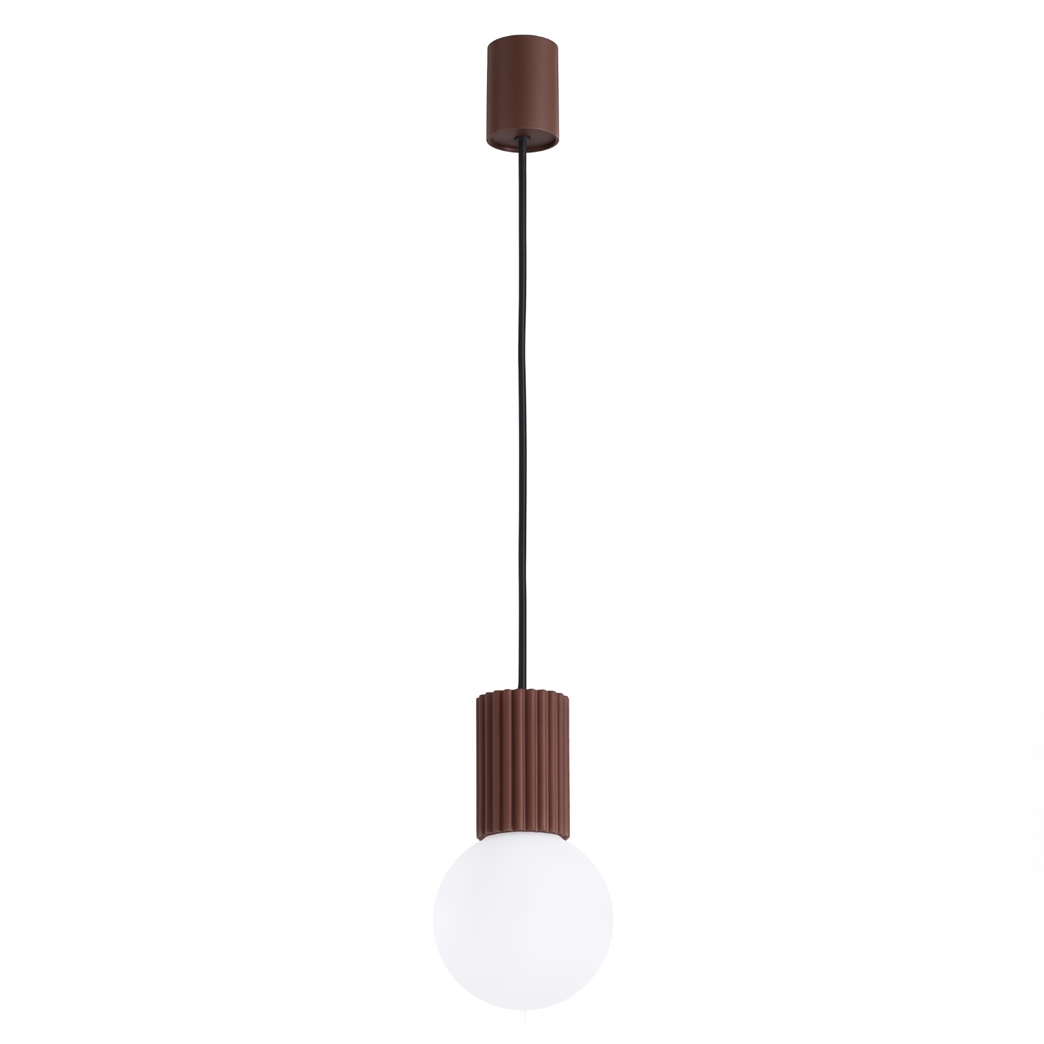 Pendelleuchten Halo Braun 1xg9 12cm Aluminium Sollux