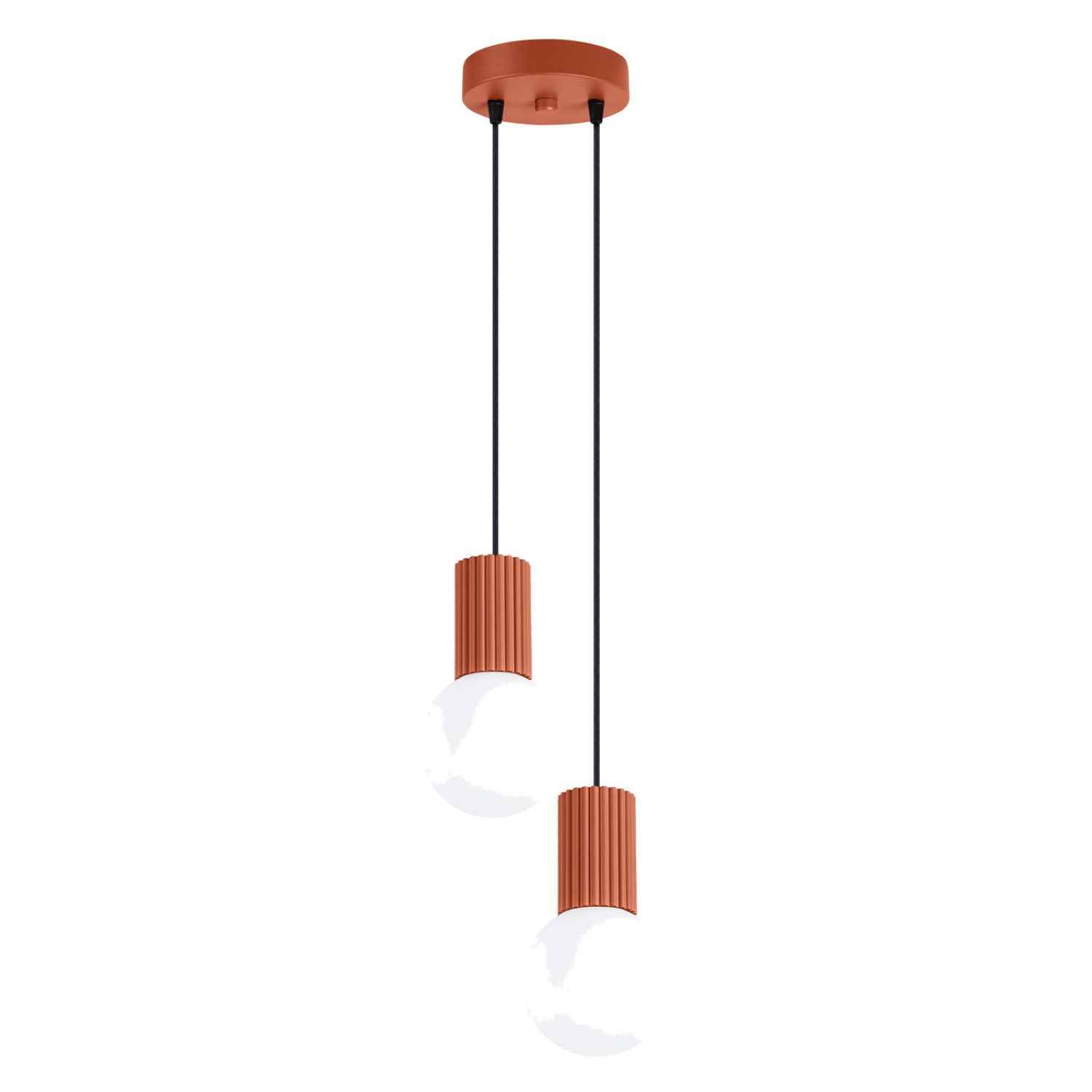 Pendelleuchten Halo Rotocker 2xg9 15cm Aluminium Sollux