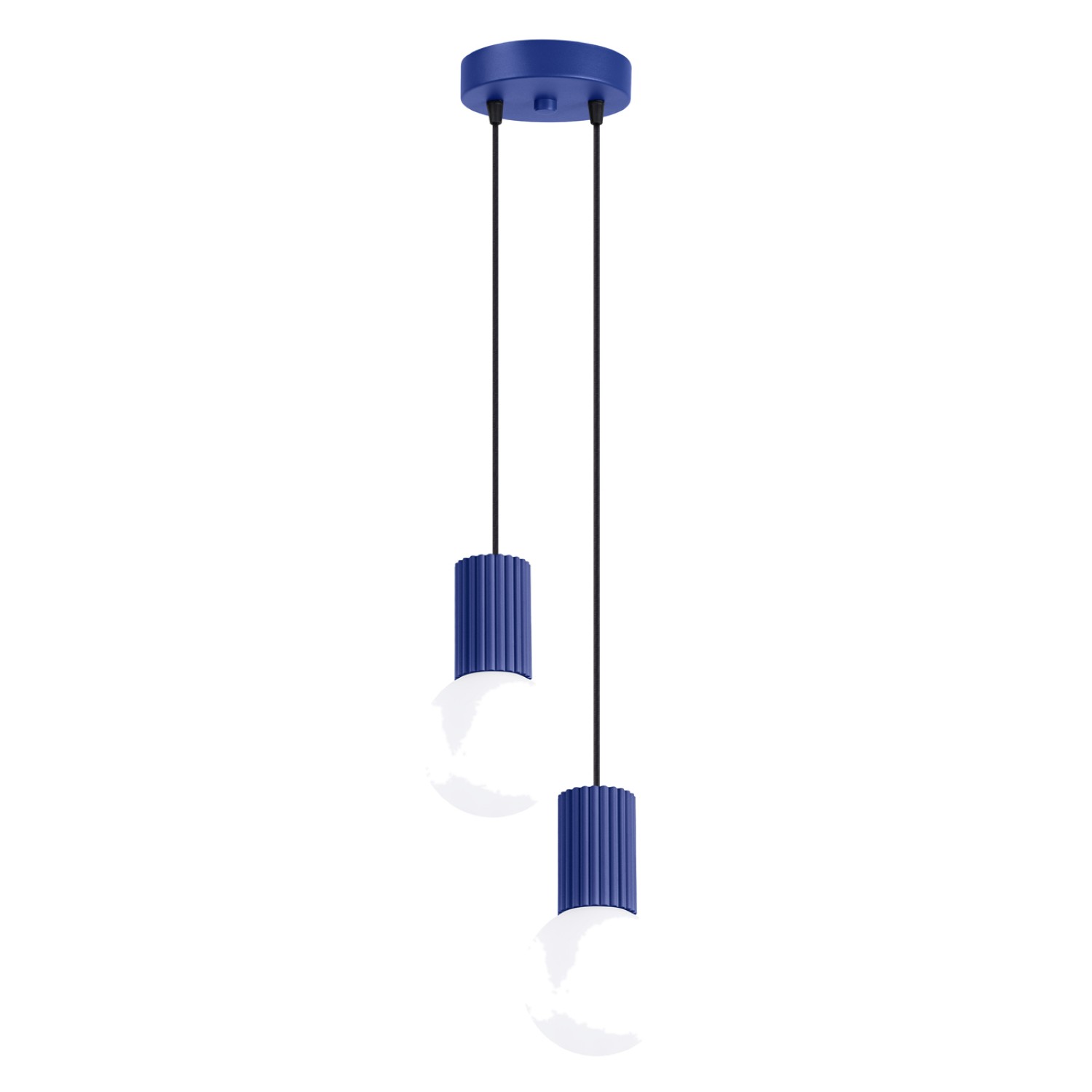 Pendelleuchten Halo Ultramarin 2xg9 15cm Aluminium Sollux