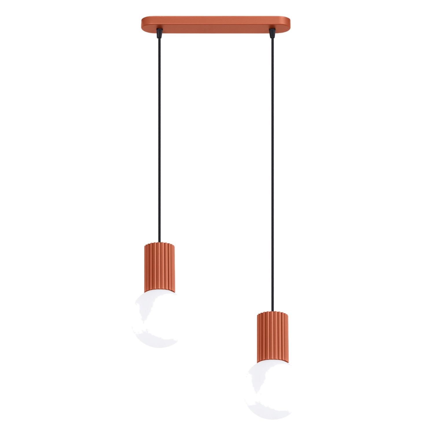 Pendelleuchten Halo Rotocker 2xg9 33.5cm Aluminium Sollux