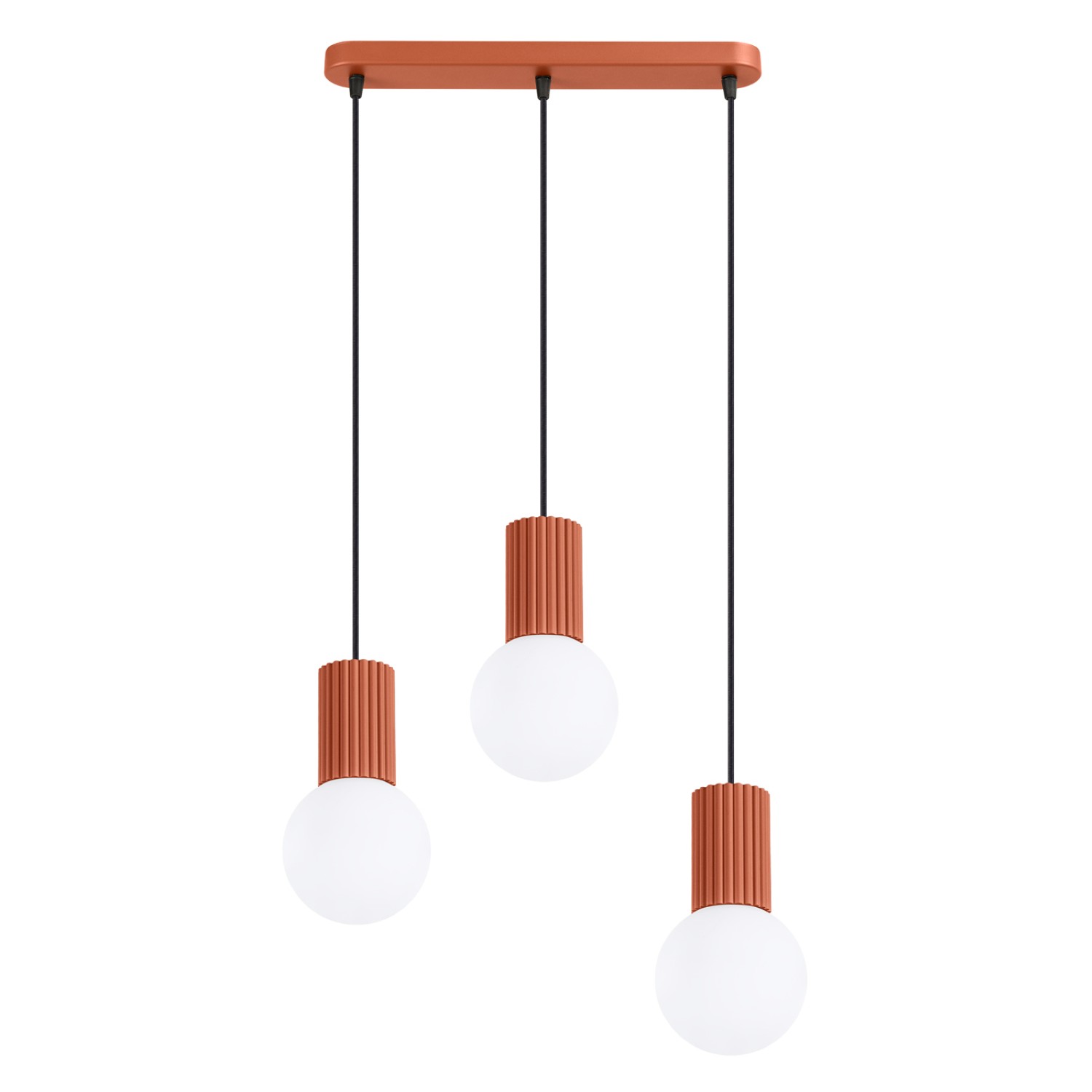 Pendelleuchten Halo Rotocker 3xg9 40cm Aluminium Sollux