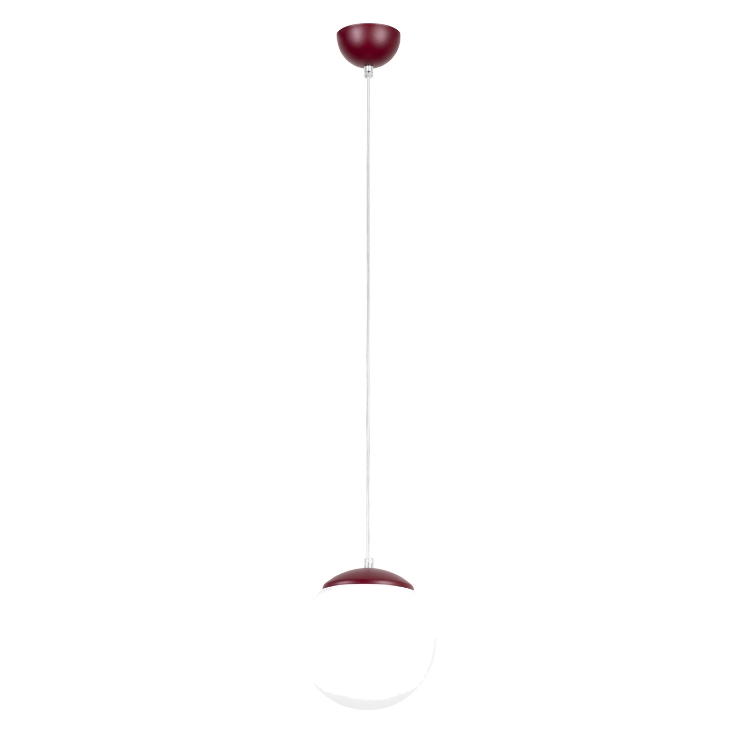 Pendelleuchten Ugo Burgund 1xe27 20cm Stahl Sollux