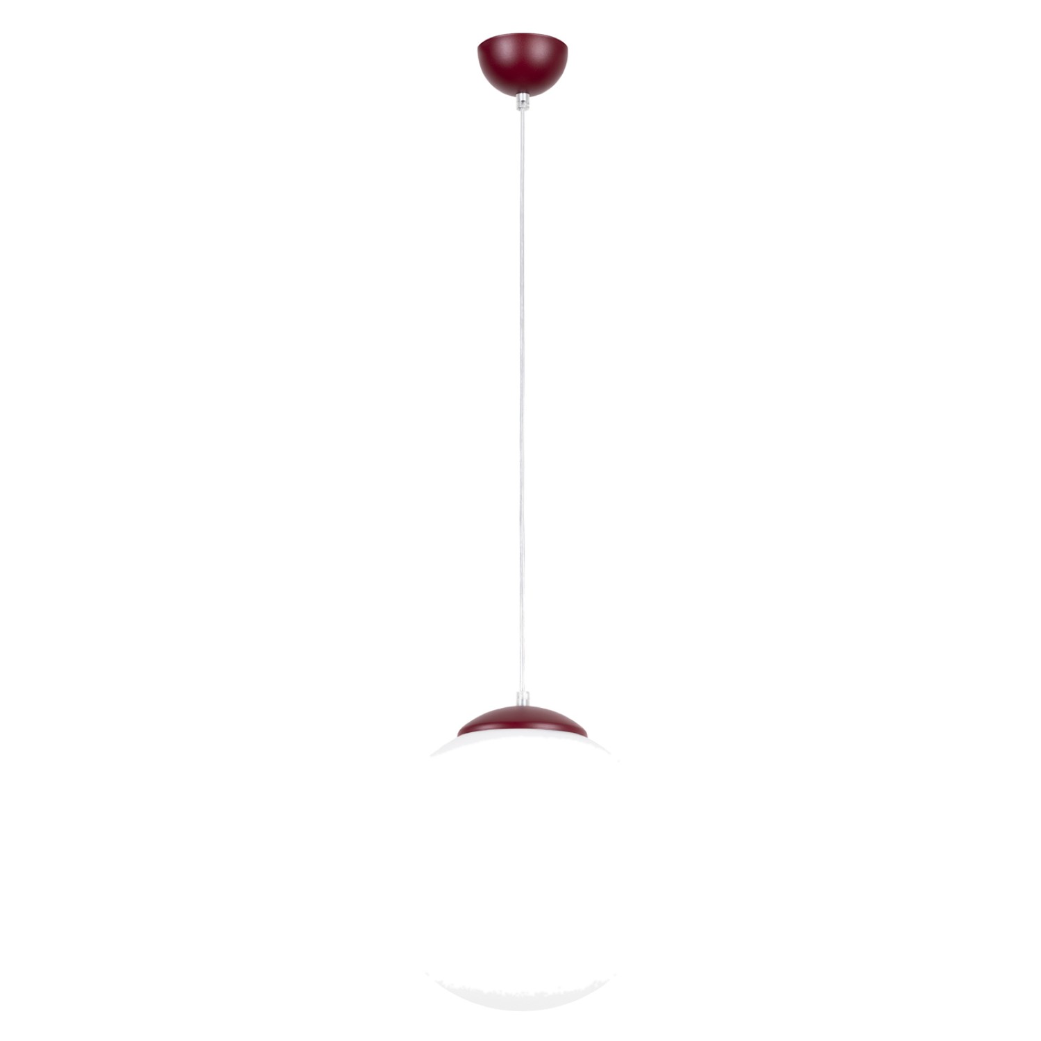 Pendelleuchten Ugo Burgund 1xe27 30cm Stahl Sollux