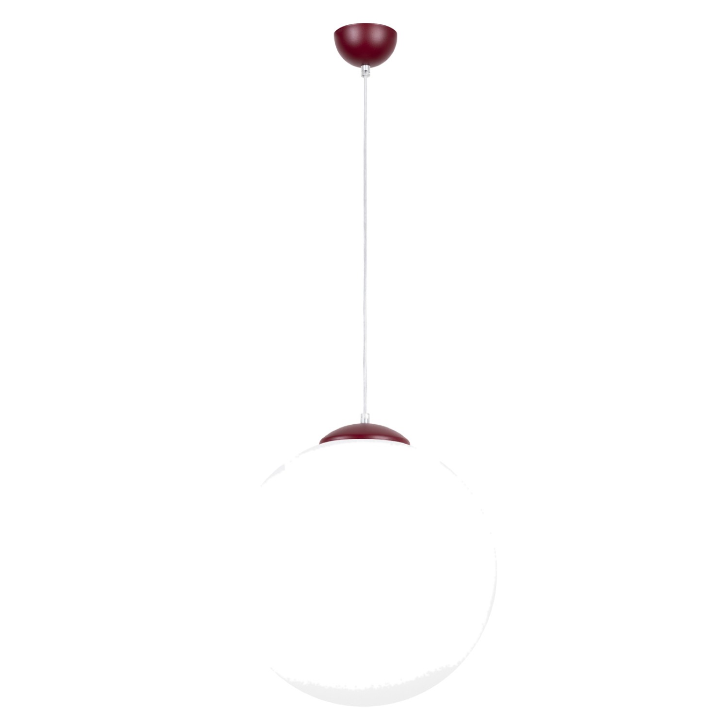 Pendelleuchten Ugo Burgund 1xe27 40cm Stahl Sollux