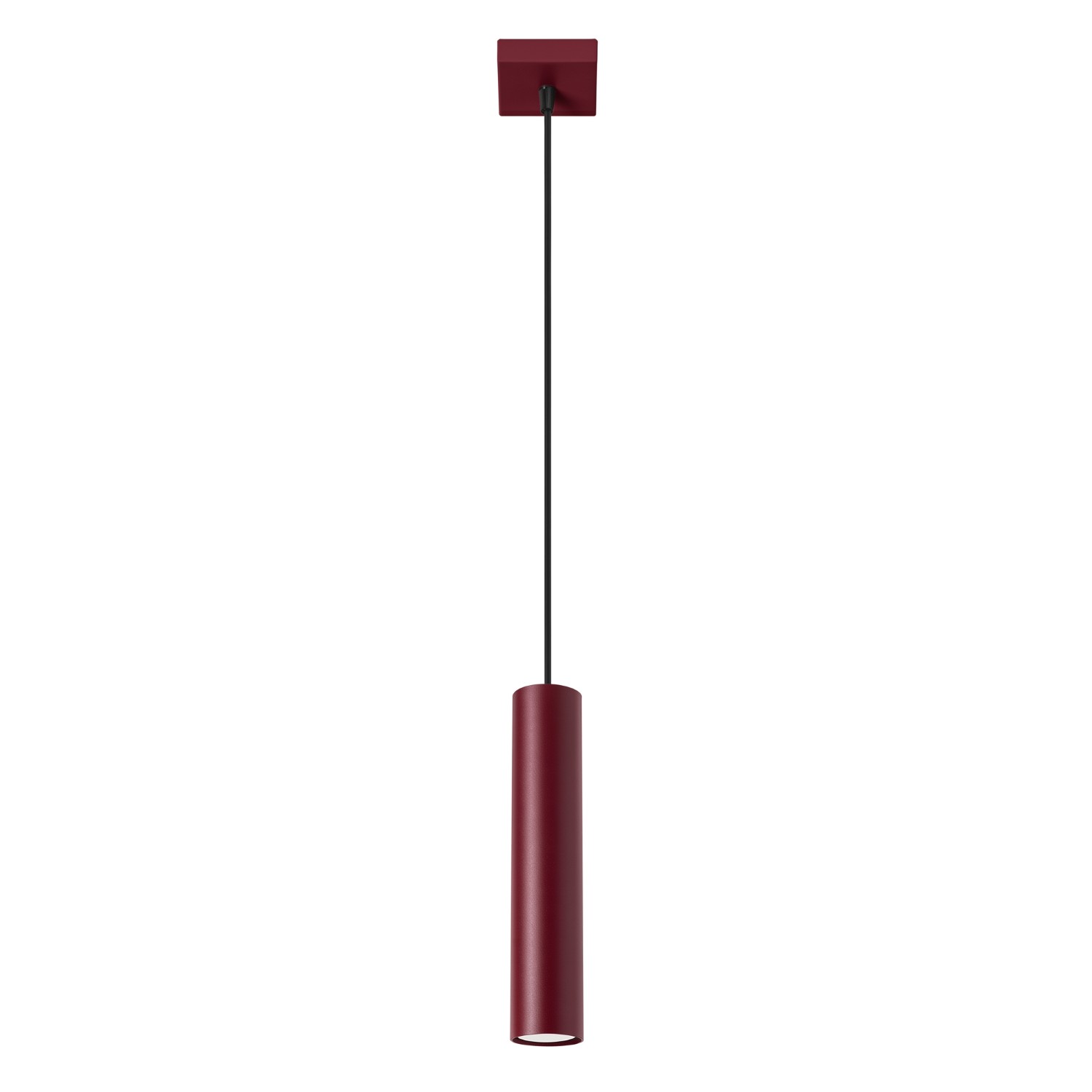 Pendelleuchten Lagos Burgund 1xgu10 8cm Stahl Sollux