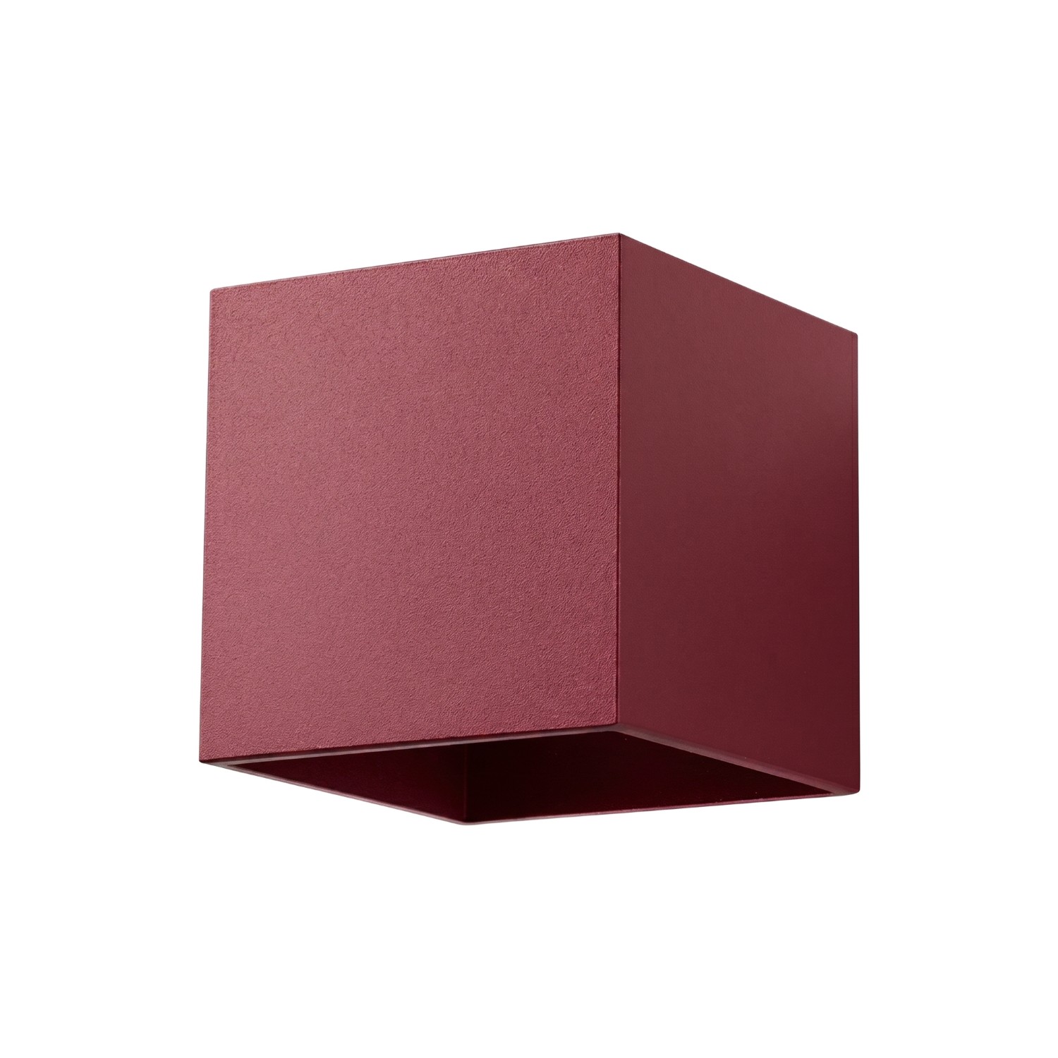 Wandleuchten Quad Burgund 1xg9 10cm Aluminium Sollux