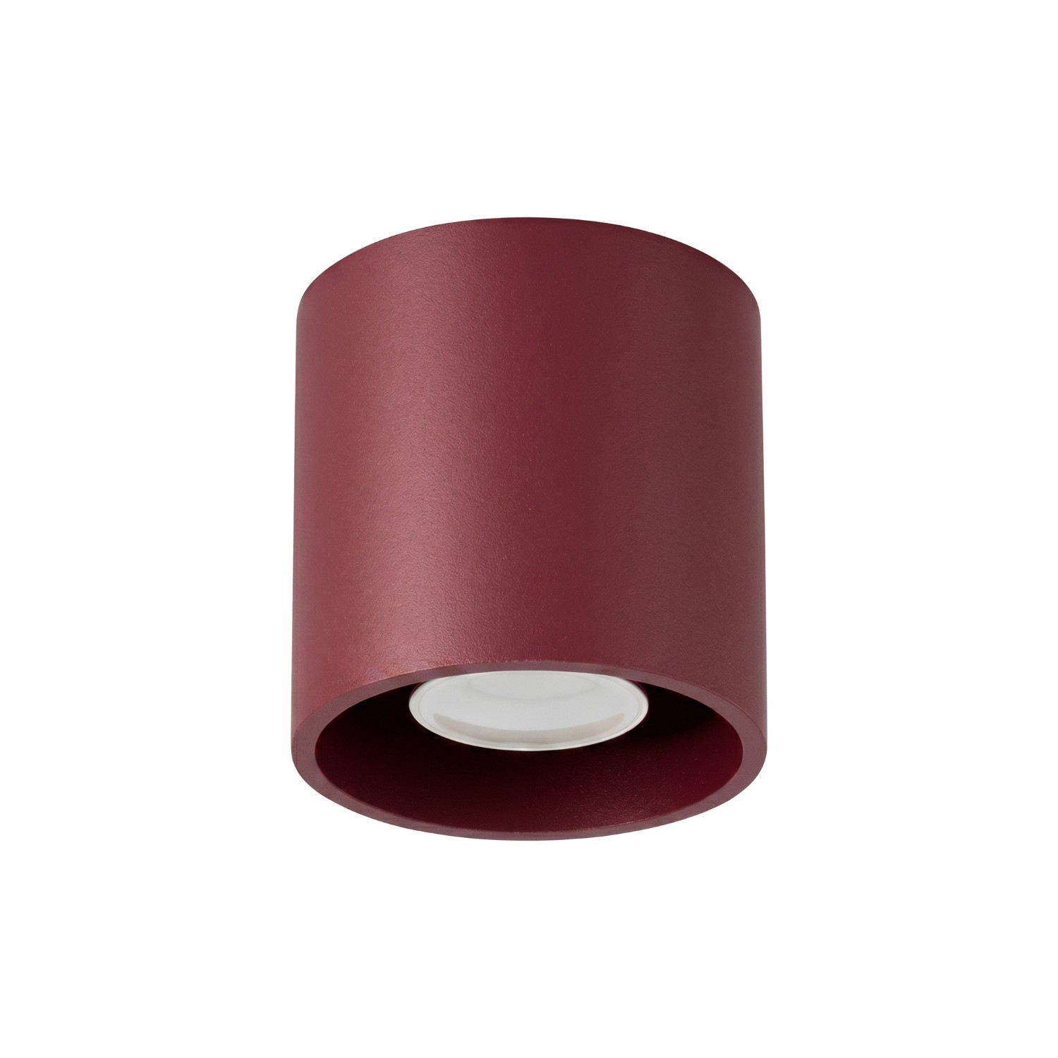 Deckenleuchten Orbis Burgund 1xgu10 10cm Aluminium Sollux