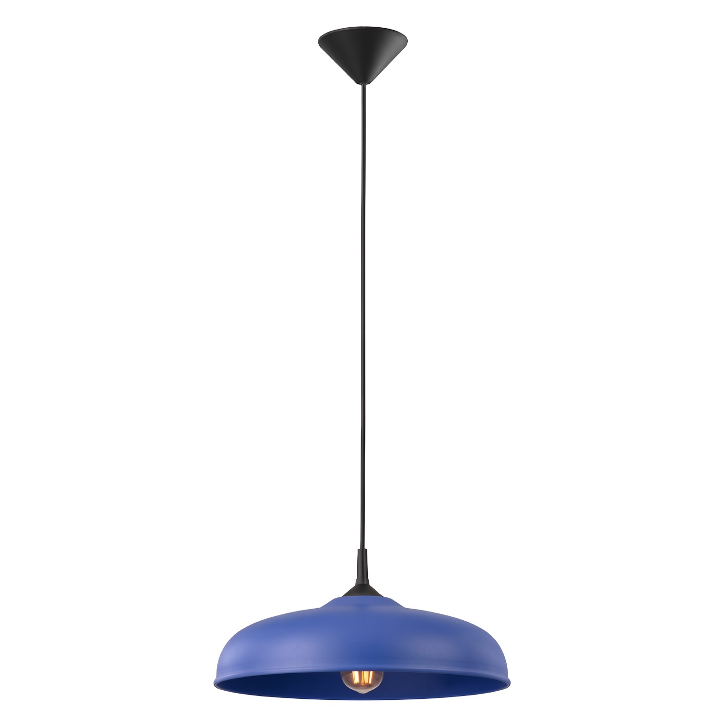 Pendelleuchten Gina Ultramarin 1xe27 38cm Stahl Sollux