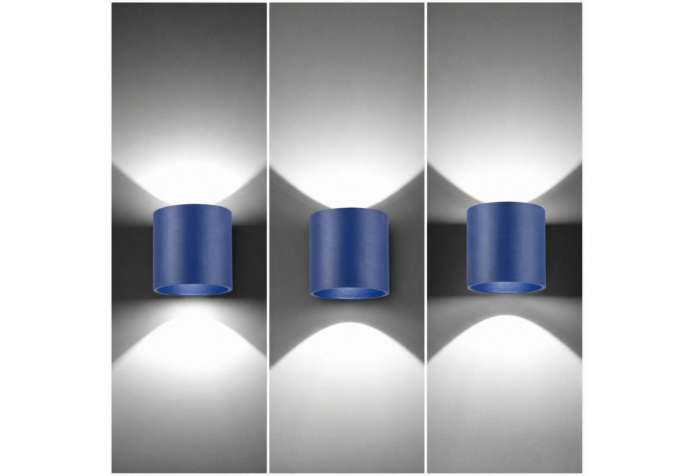 Wandleuchten Orbis Ultramarin 1xg9 10cm Aluminium Sollux