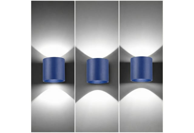 Wandleuchten Orbis Ultramarin 1xg9 10cm Aluminium Sollux