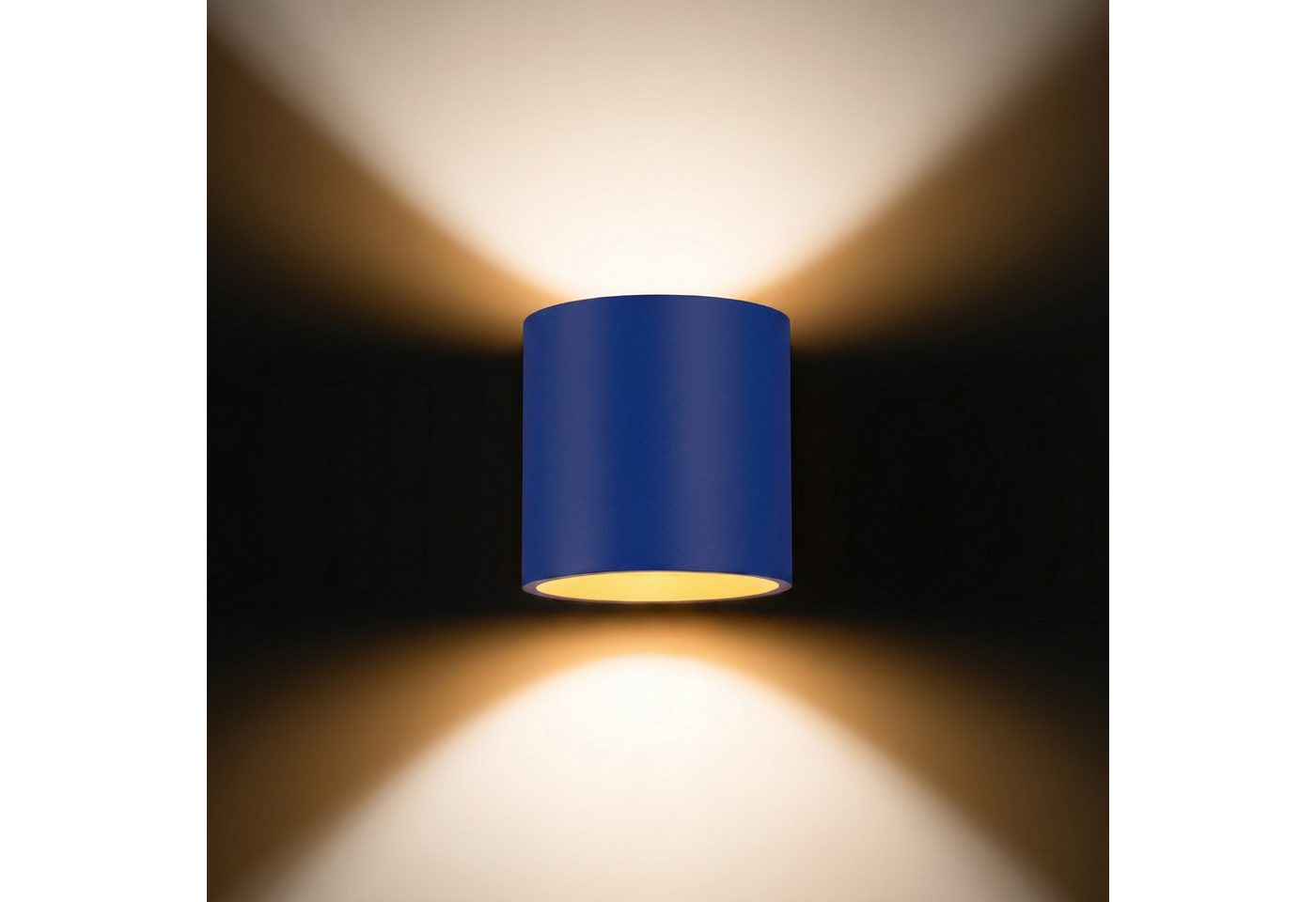 Wandleuchten Orbis Ultramarin 1xg9 10cm Aluminium Sollux Bild 3