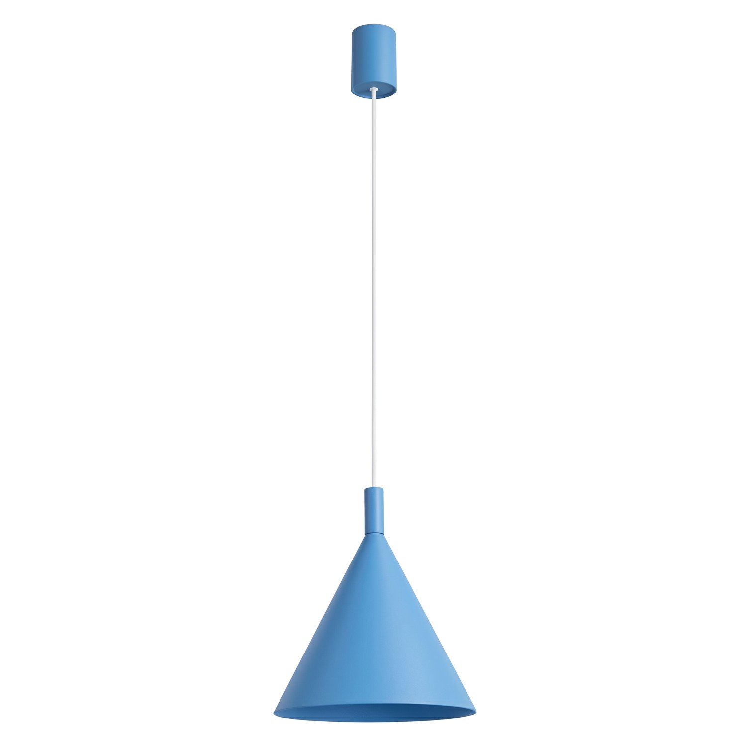 Pendelleuchten Nox Hellblau 1xe27 24.5cm Stahl Sollux