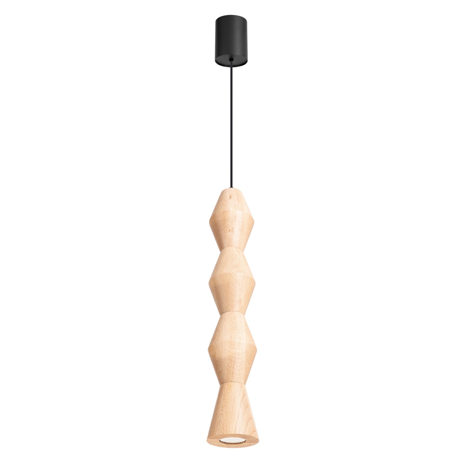 Pendelleuchten Kubbe Naturholz 1xgu10 10cm Sollux