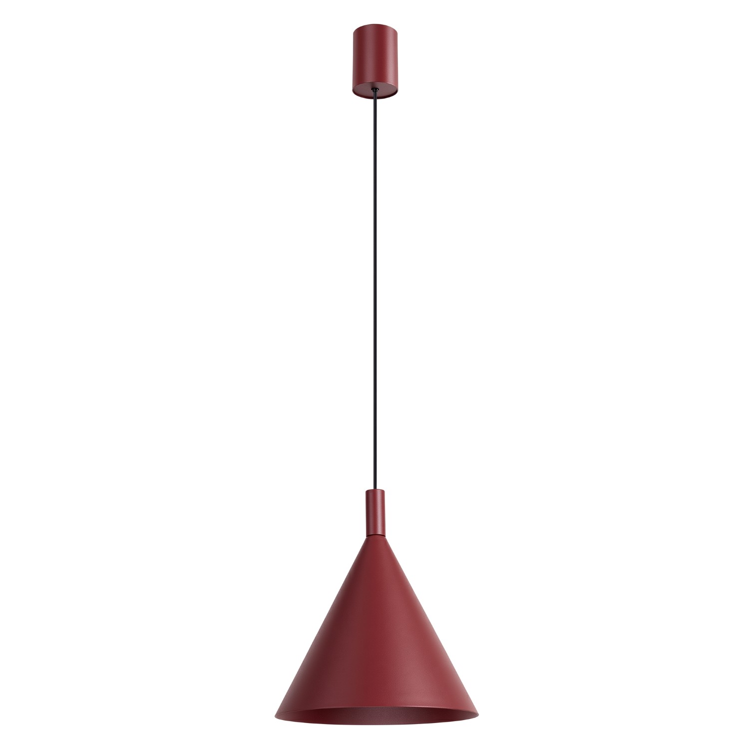 Pendelleuchten Nox Burgund 1xe27 24.5cm Stahl Sollux
