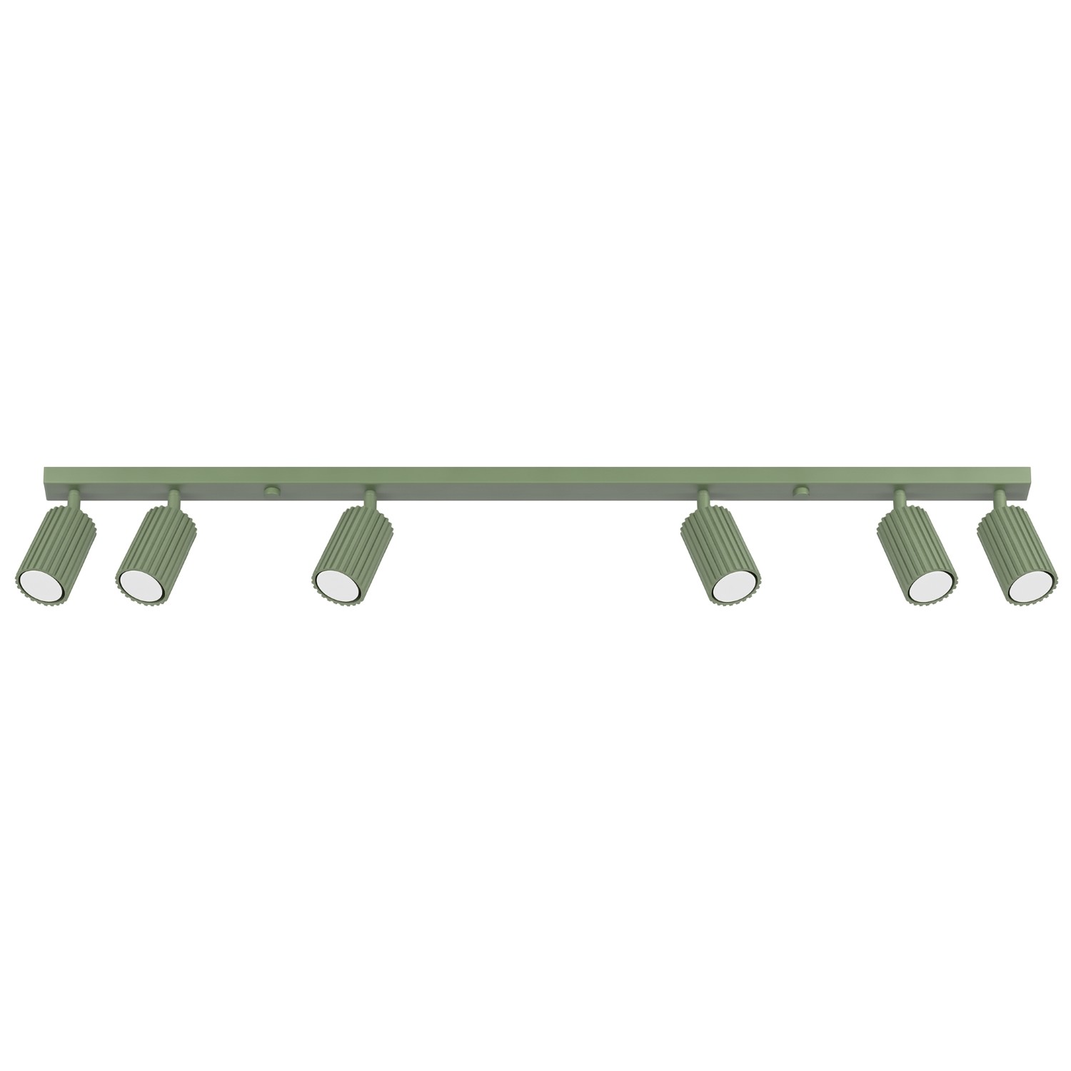Deckenleuchten Karbon Salbei 6xgu10 117cm Aluminium Sollux