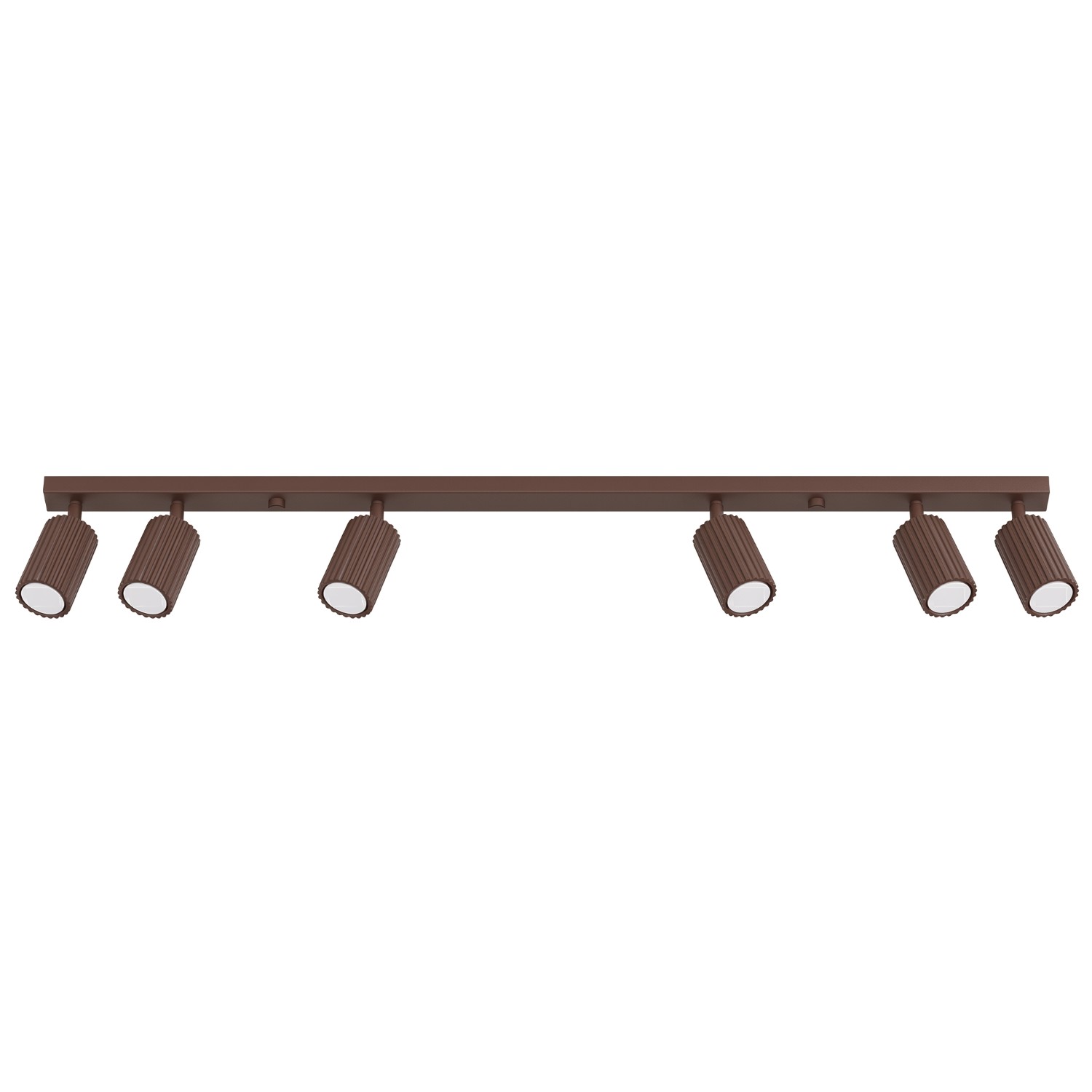 Deckenleuchten Karbon Braun 6xgu10 117cm Aluminium Sollux
