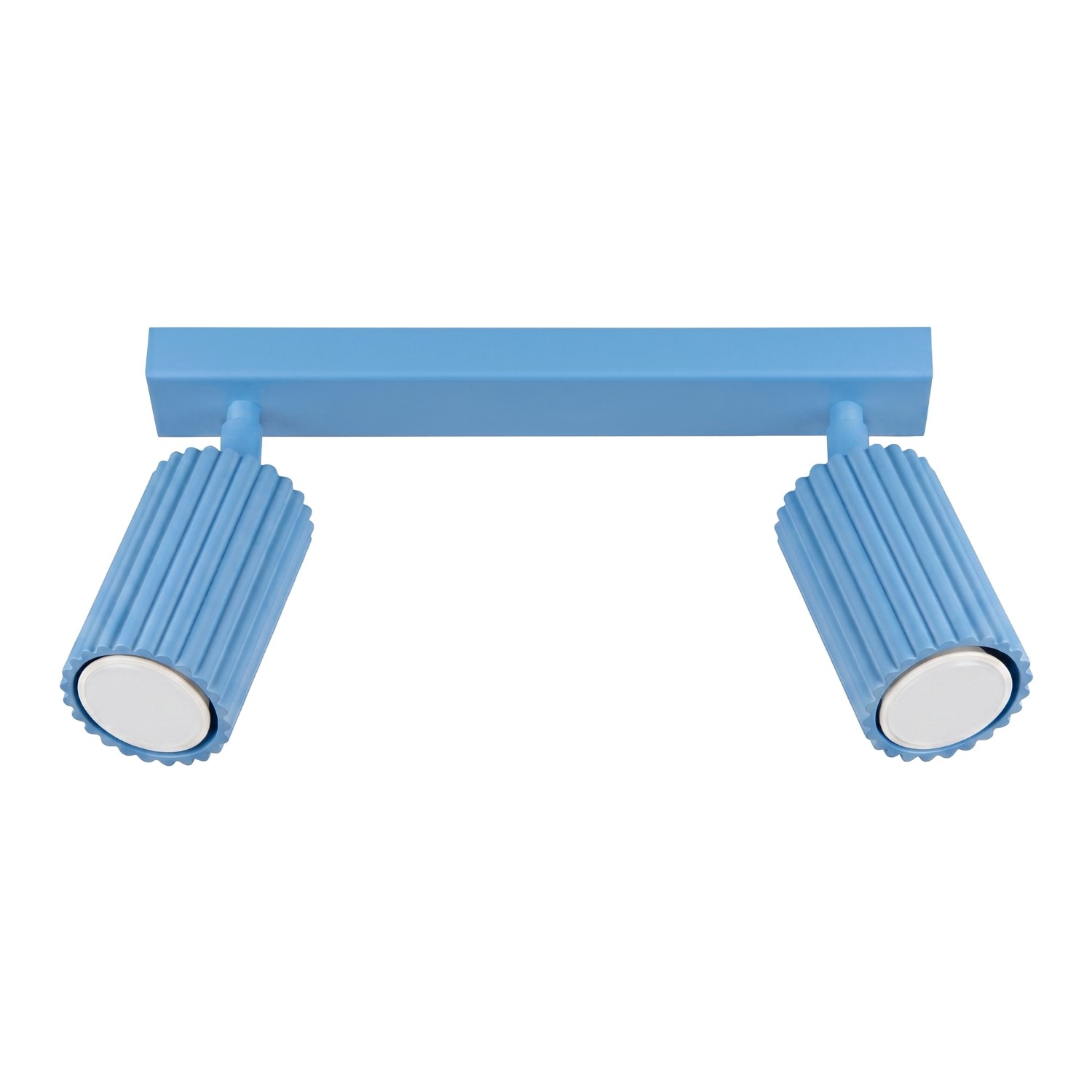 Deckenleuchten Karbon Hellblau 1xgu10 30cm Aluminium Sollux