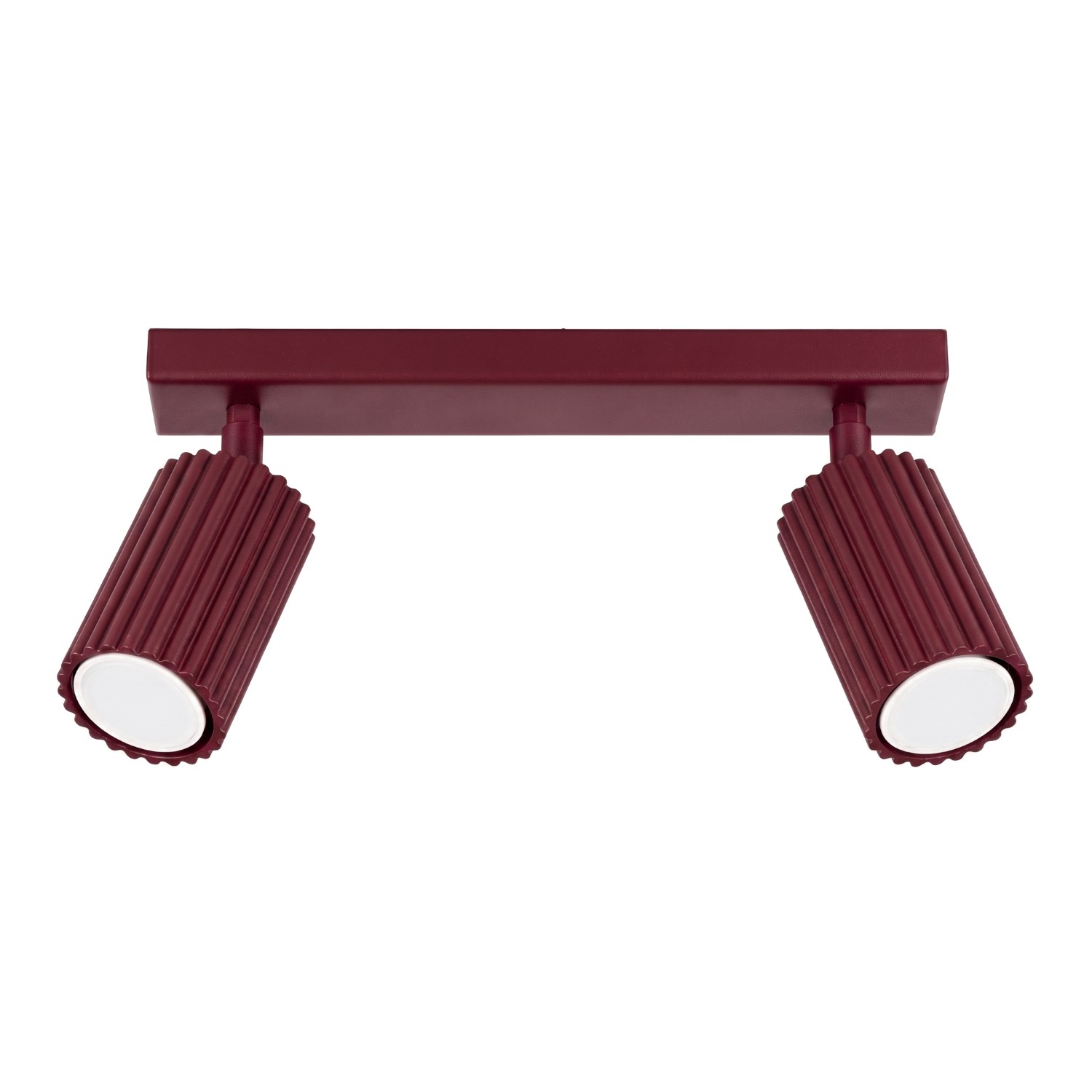 Deckenleuchten Karbon Burgund 1xgu10 30cm Aluminium Sollux