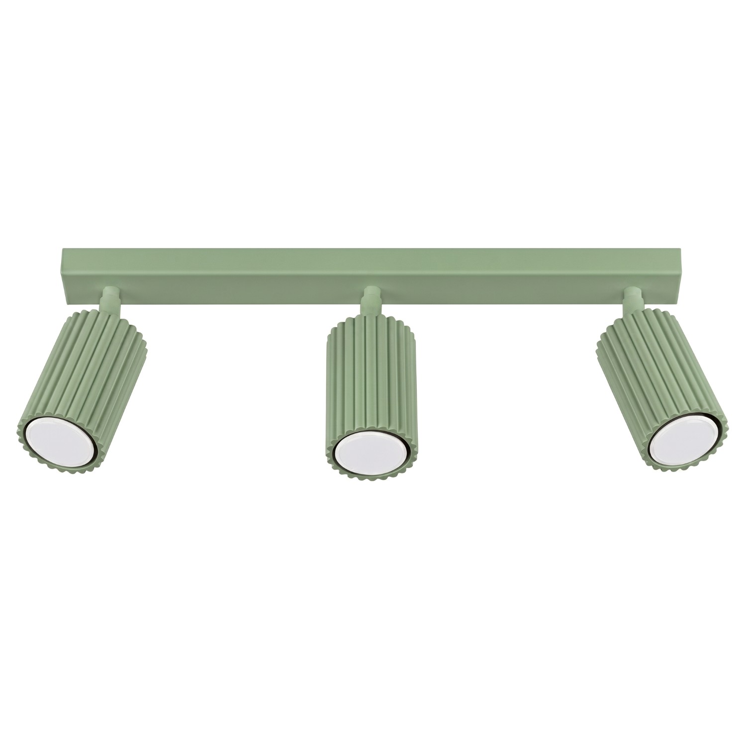 Deckenleuchten Karbon Salbei 3xgu10 45cm Aluminium Sollux