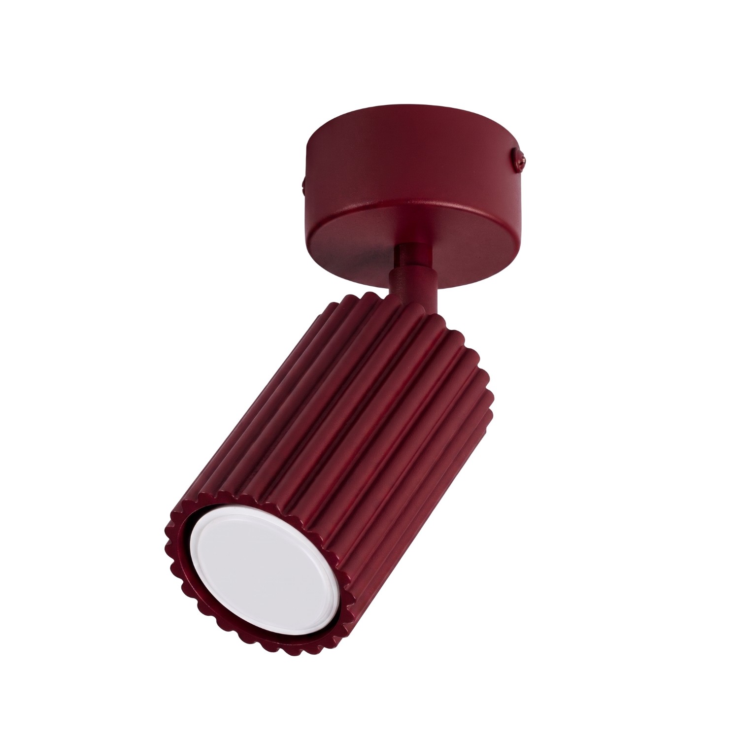 Deckenleuchten Karbon Burgund 1xgu10 7cm Aluminium Sollux