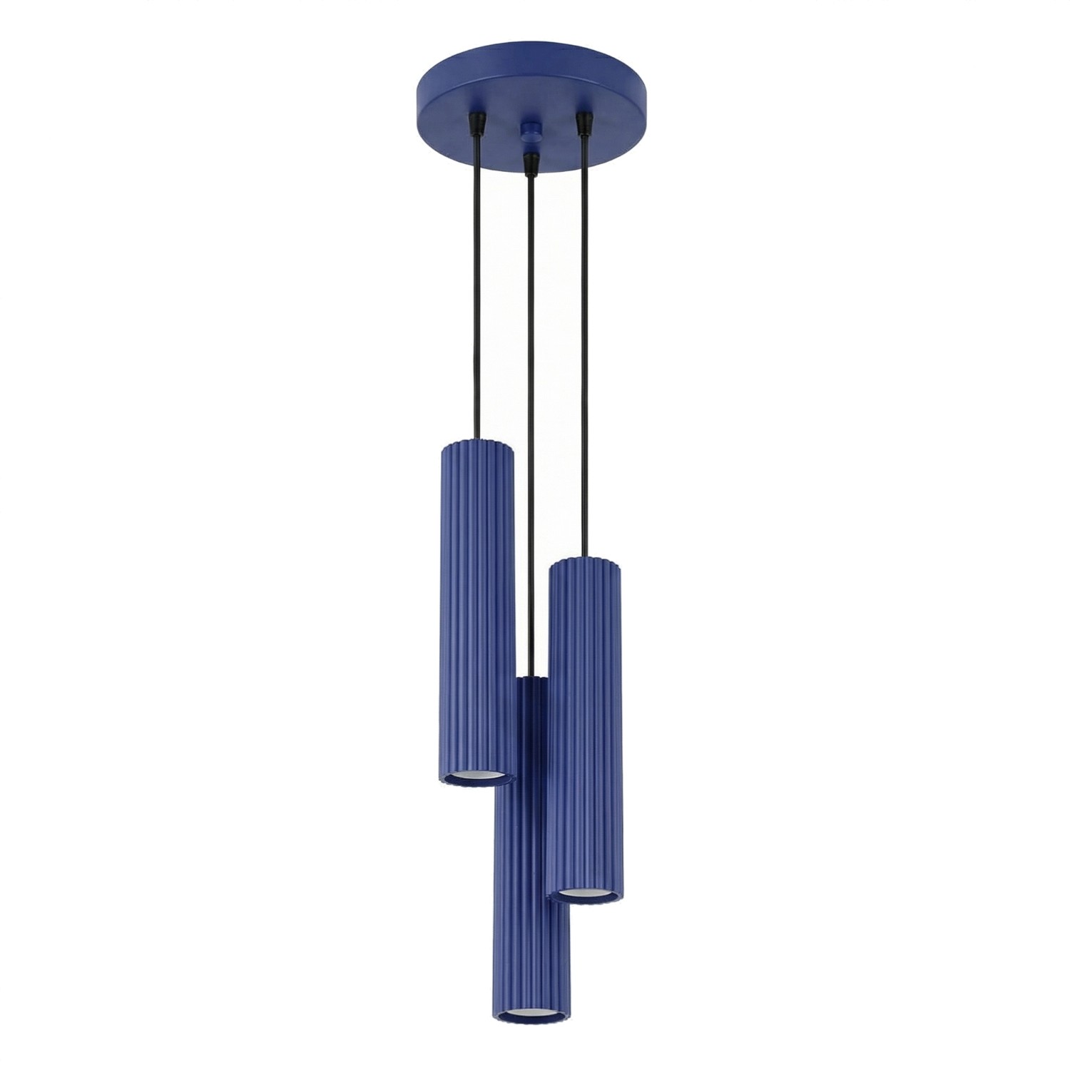 Pendelleuchten Karbon Ultramarin 3xgu10 19.5cm Sollux