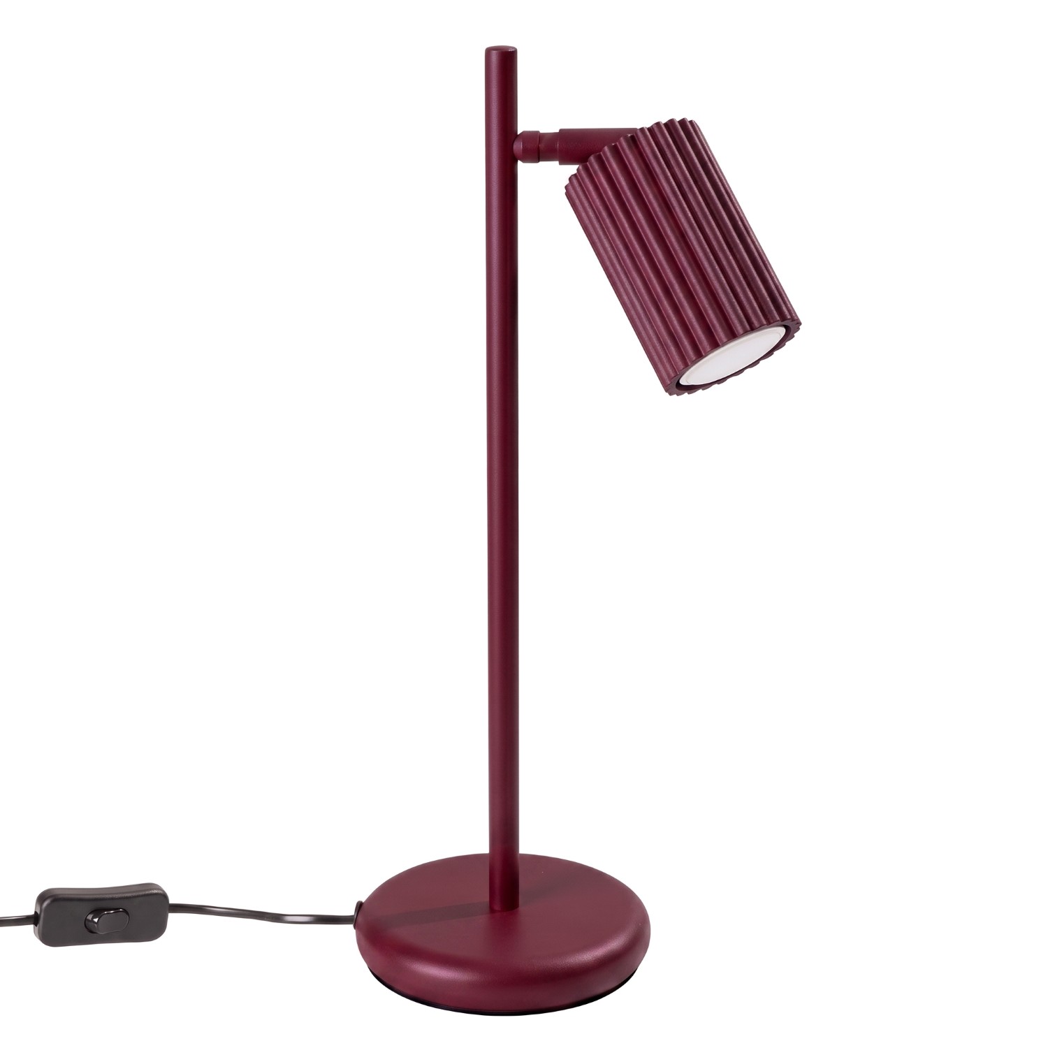 Schreibtischleuchten Karbon Burgund 1xgu10 14.5cm Sollux