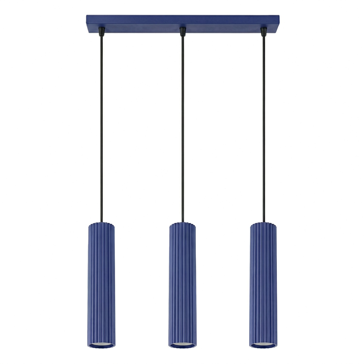 Pendelleuchten Karbon Ultramarin 3xgu10 45cm Sollux