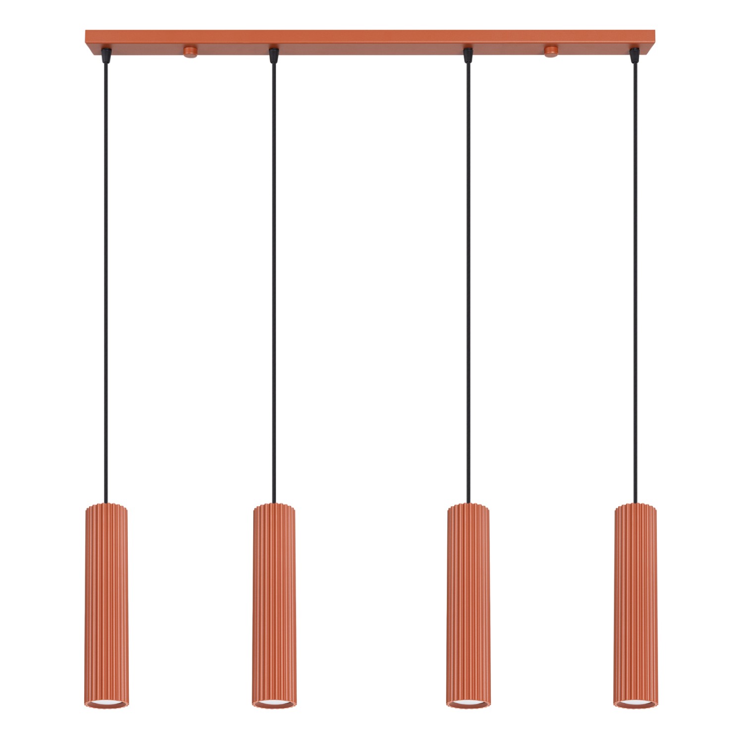 Pendelleuchten Karbon Rotocker 4xgu10 81cm Aluminium Sollux