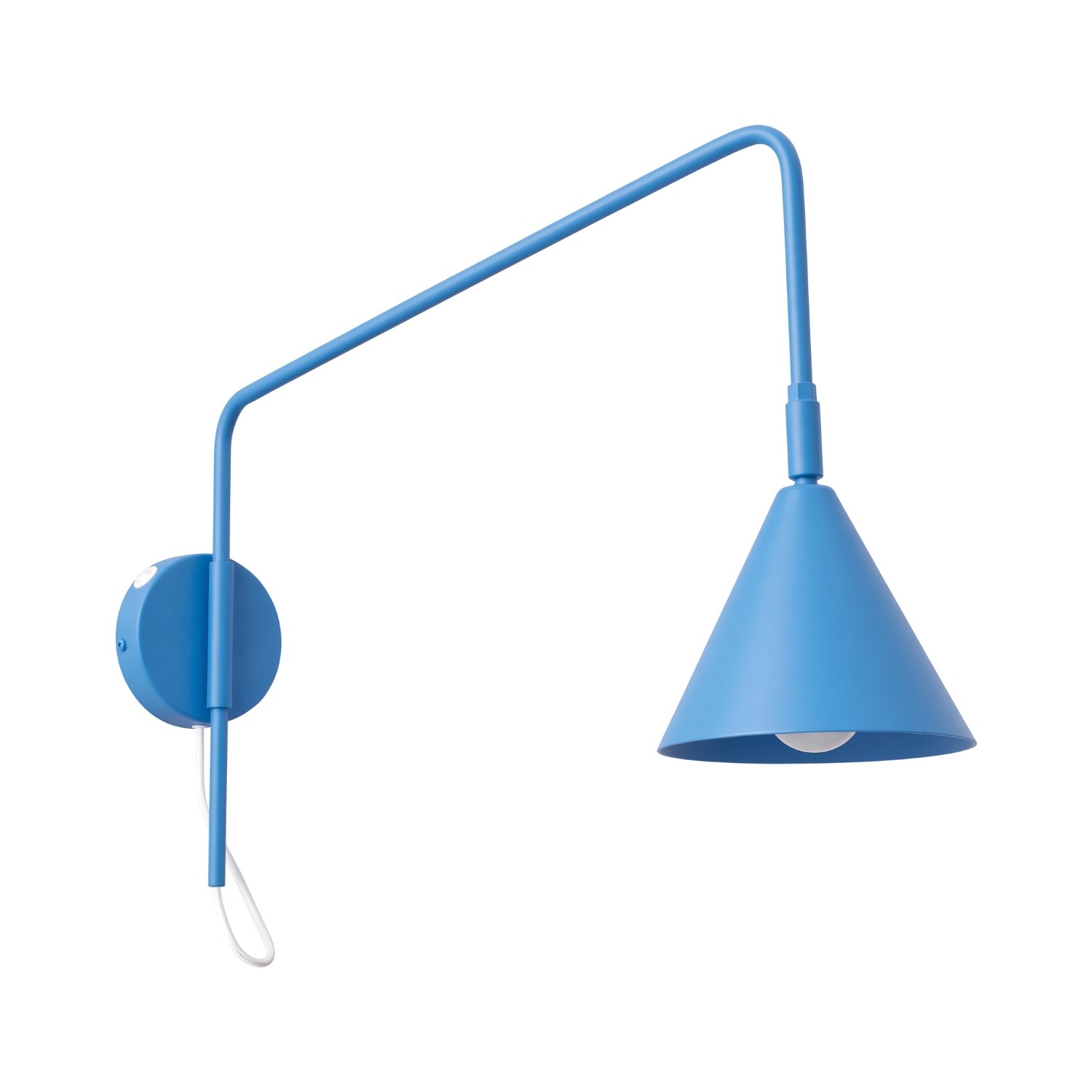 Wandleuchten Nox Hellblau 1xe14 14cm Stahl Sollux