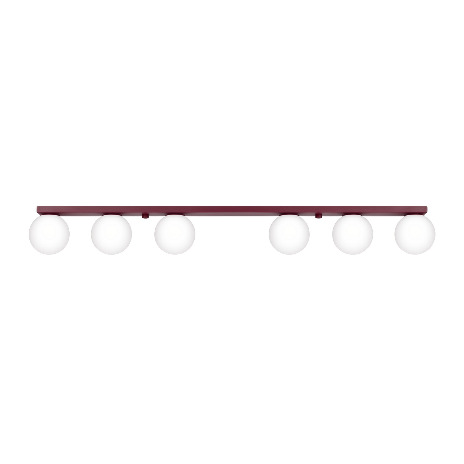 Deckenleuchten Yoli Burgund 6xg9 120cm Stahl Sollux