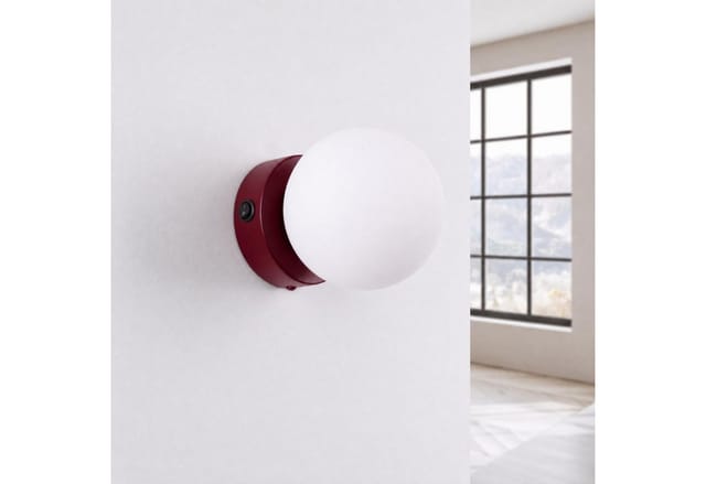 Wandleuchten Yoli Burgund 1xg9 12cm Stahl Sollux