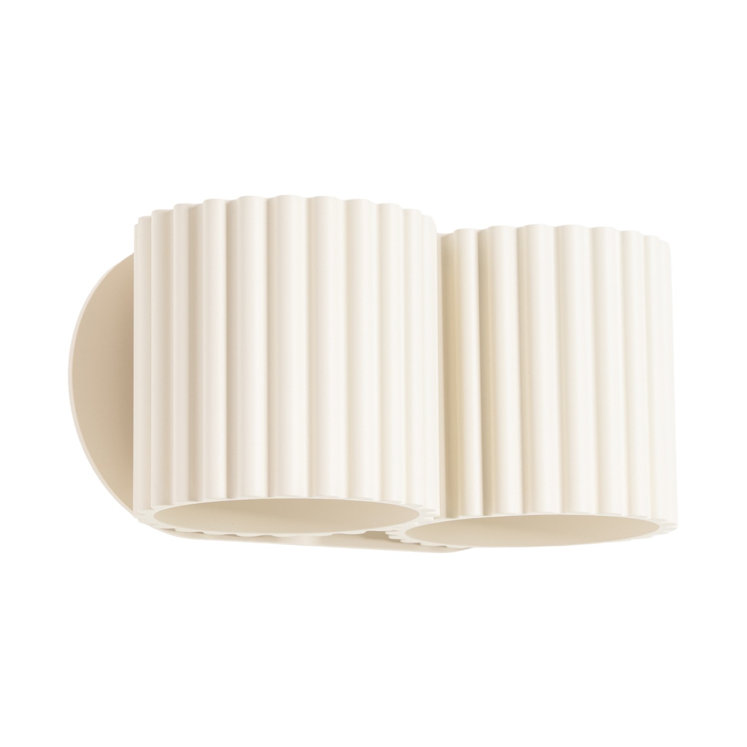 Wandleuchten Aura Beige 2xg9 21cm Aluminium Sollux