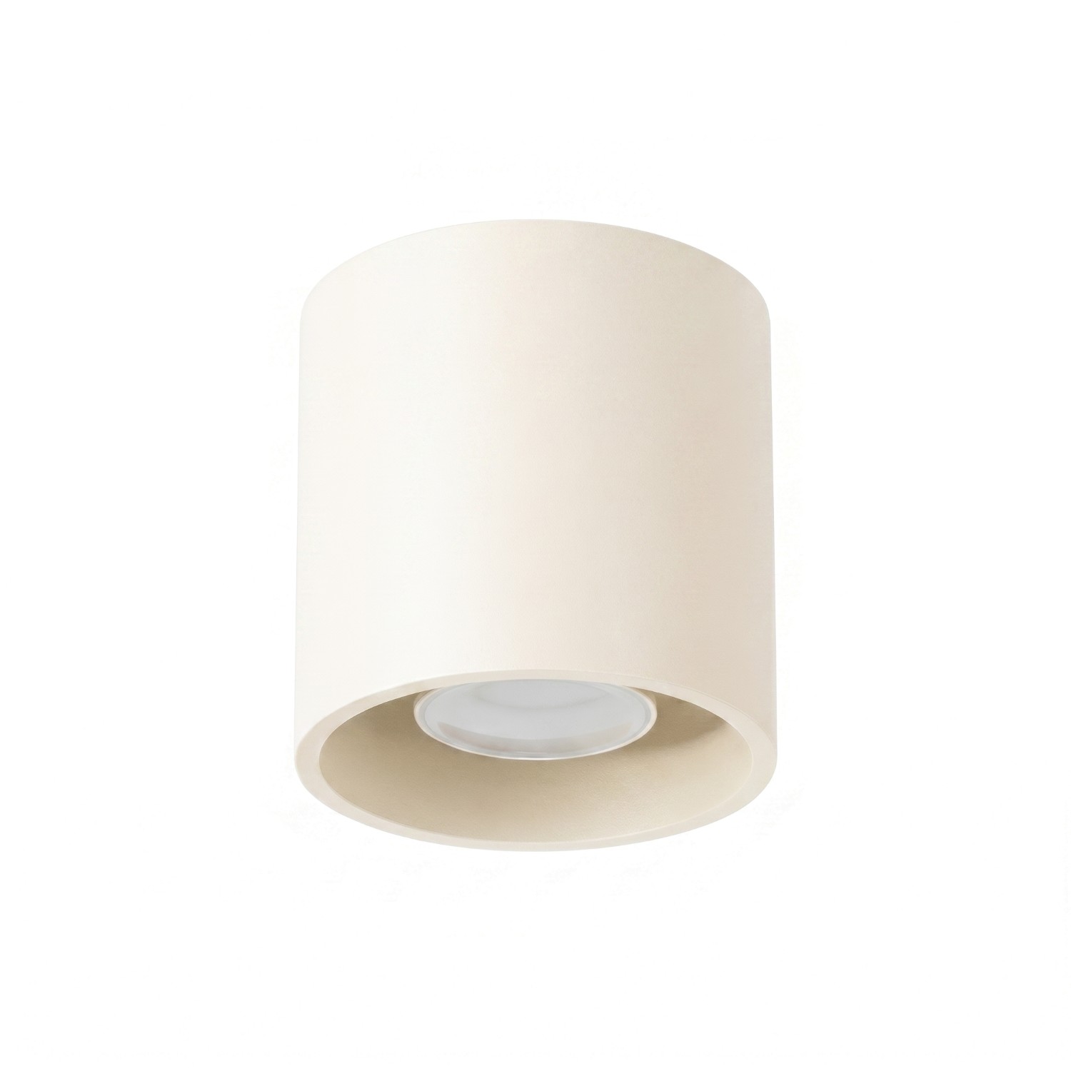 Deckenleuchten Orbis Beige 1xgu10 10cm Aluminium Sollux