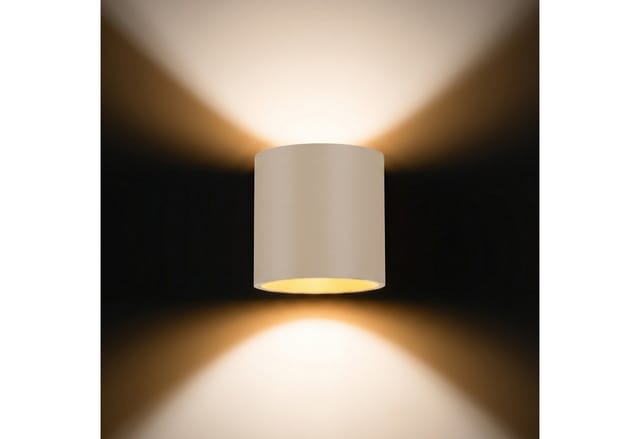 Wandleuchten Orbis Beige 1xg9 10cm Aluminium Sollux