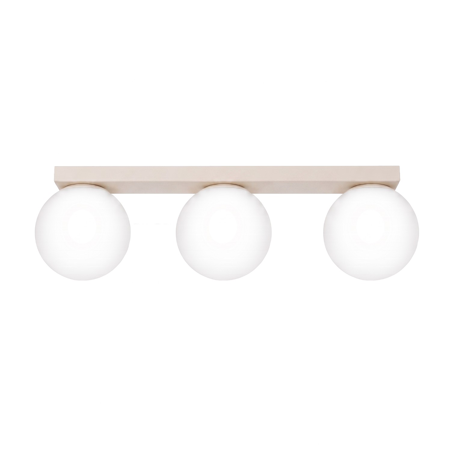 Deckenleuchten Yoli Beige 3xg9 50cm Stahl Sollux