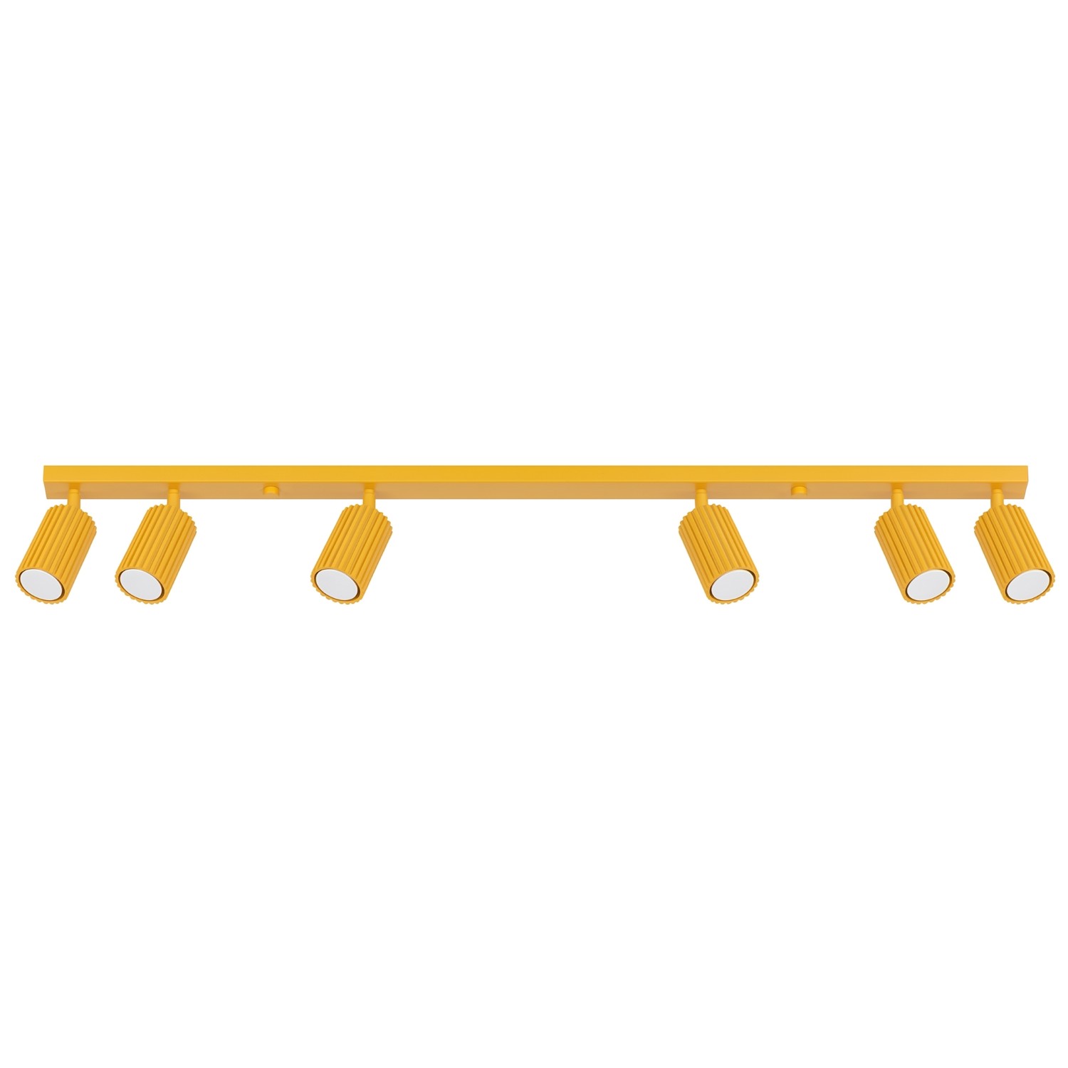 Deckenleuchten Karbon Gelb 6xgu10 117cm Aluminium Sollux