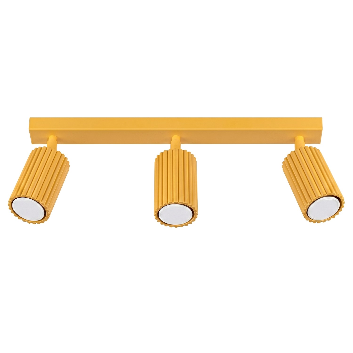 Deckenleuchten Karbon Gelb 3xgu10 45cm Aluminium Sollux