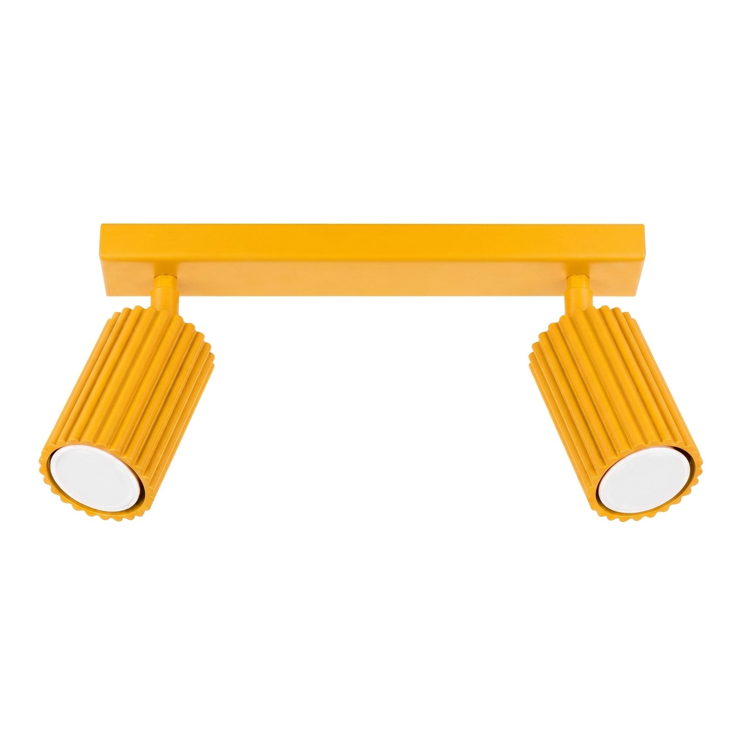 Deckenleuchten Karbon Gelb 1xgu10 30cm Aluminium Sollux