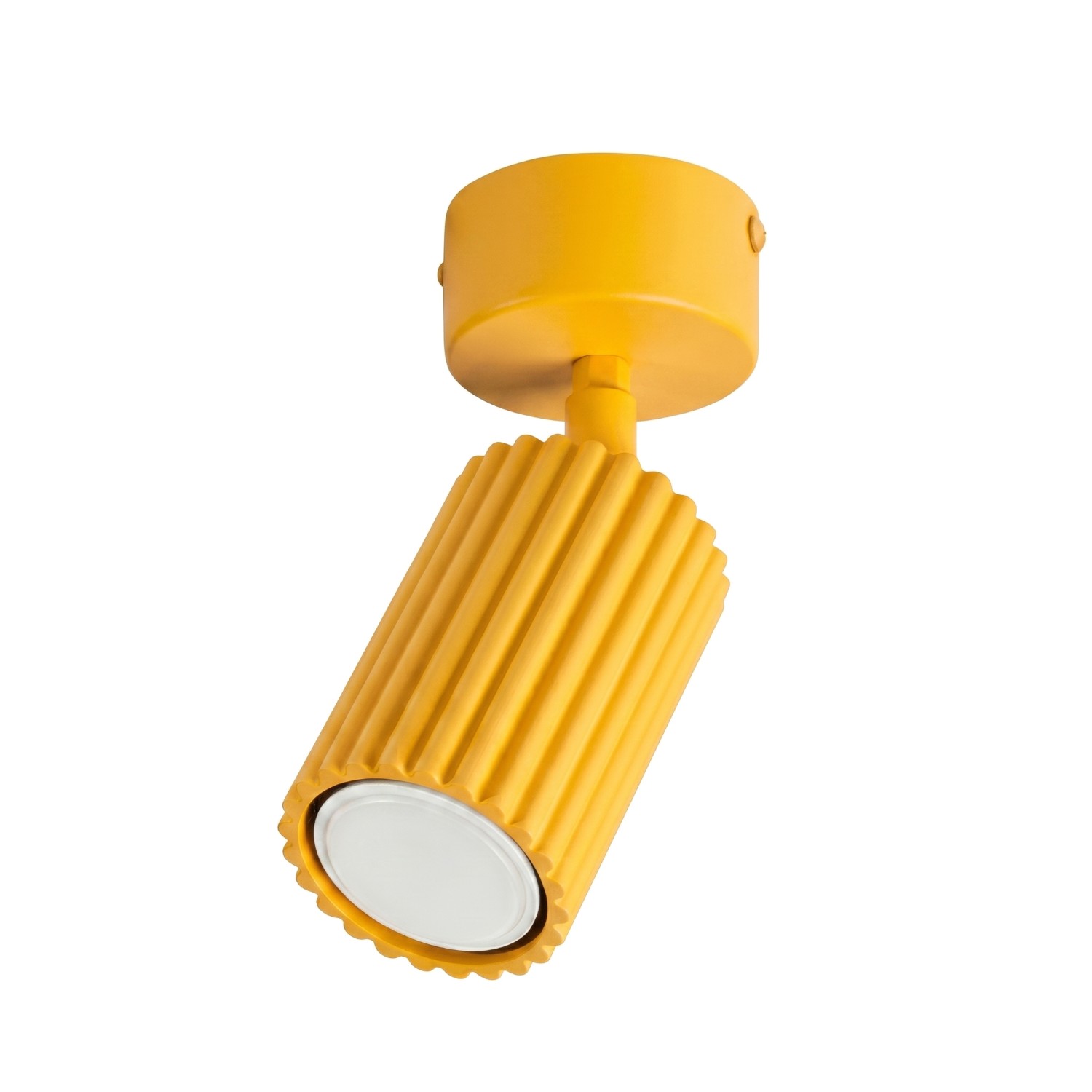 Deckenleuchten Karbon Gelb 1xgu10 7cm Aluminium Sollux