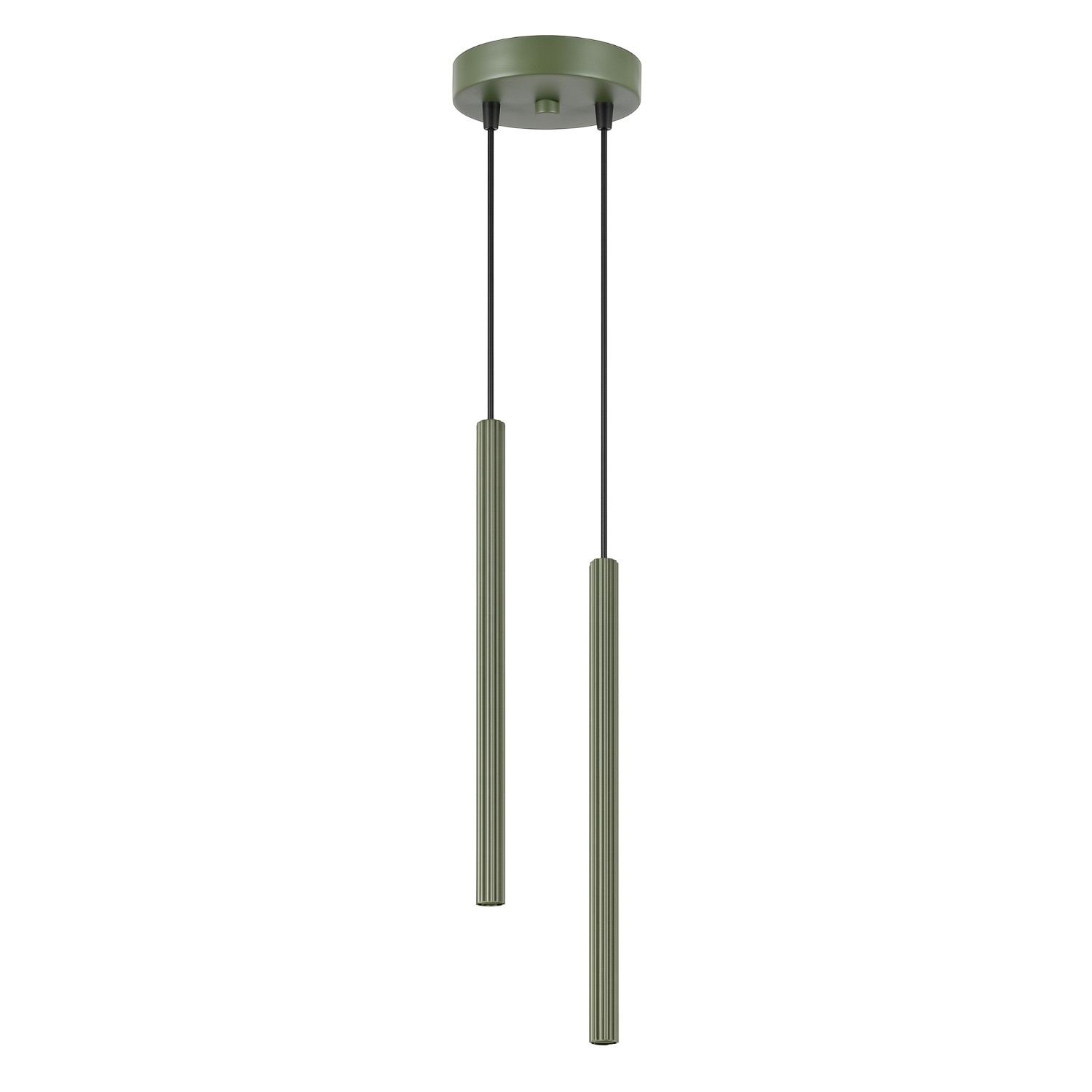 Pendelleuchten Arche Olivgrün 2xg9 15cm Stahl Sollux