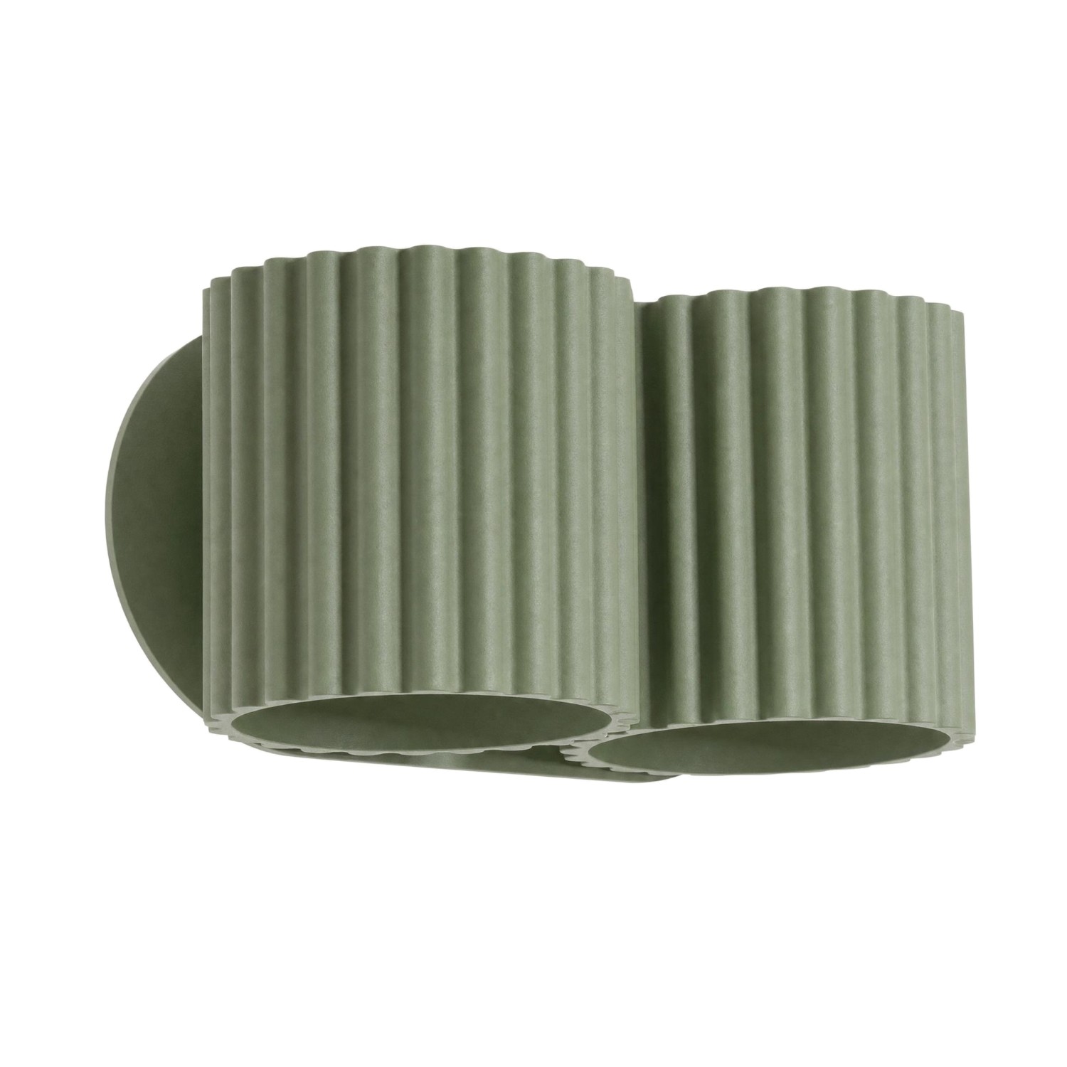 Wandleuchten Aura Olivgrün 2xg9 21cm Aluminium Sollux