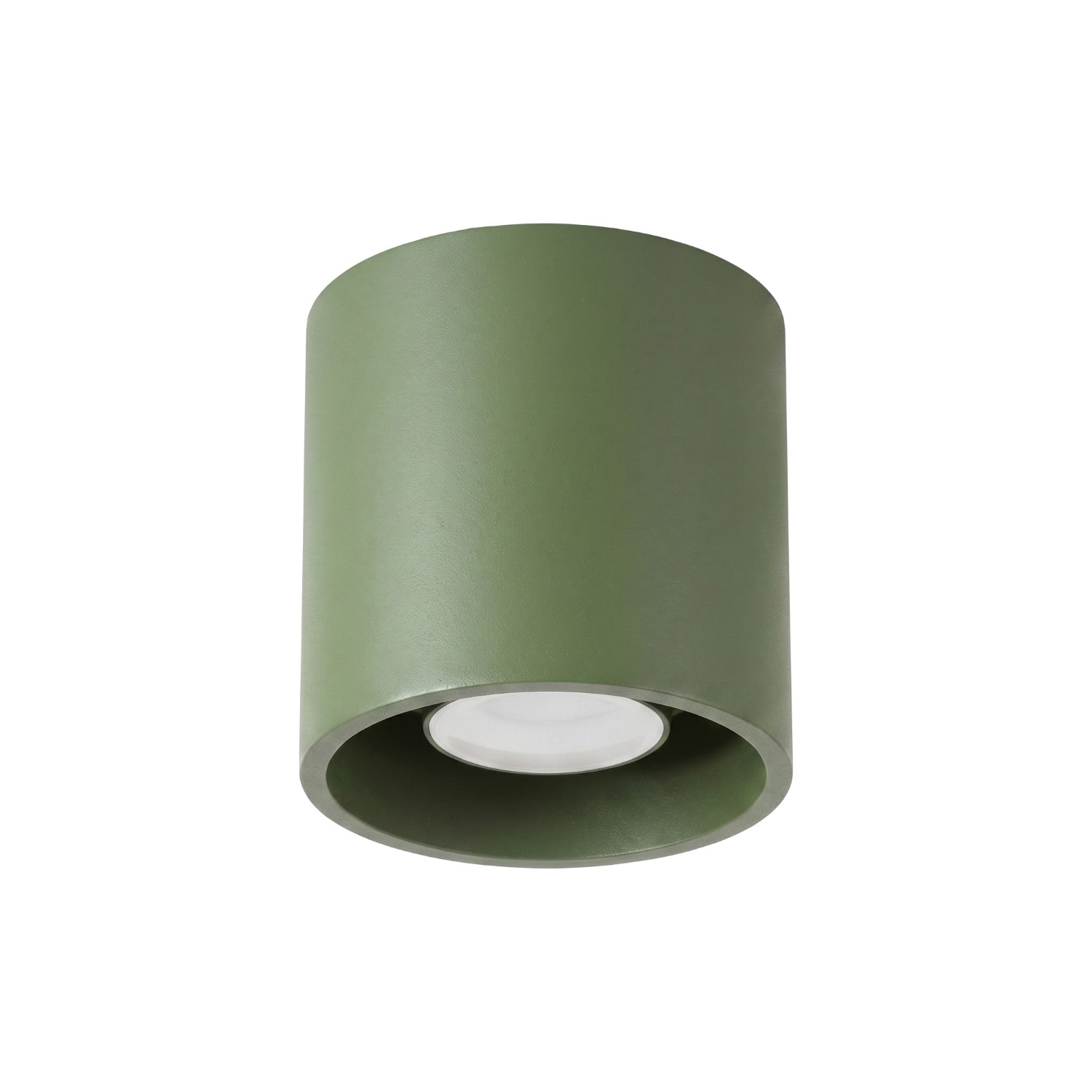 Deckenleuchten Orbis Olivgrün 1xgu10 10cm Aluminium Sollux