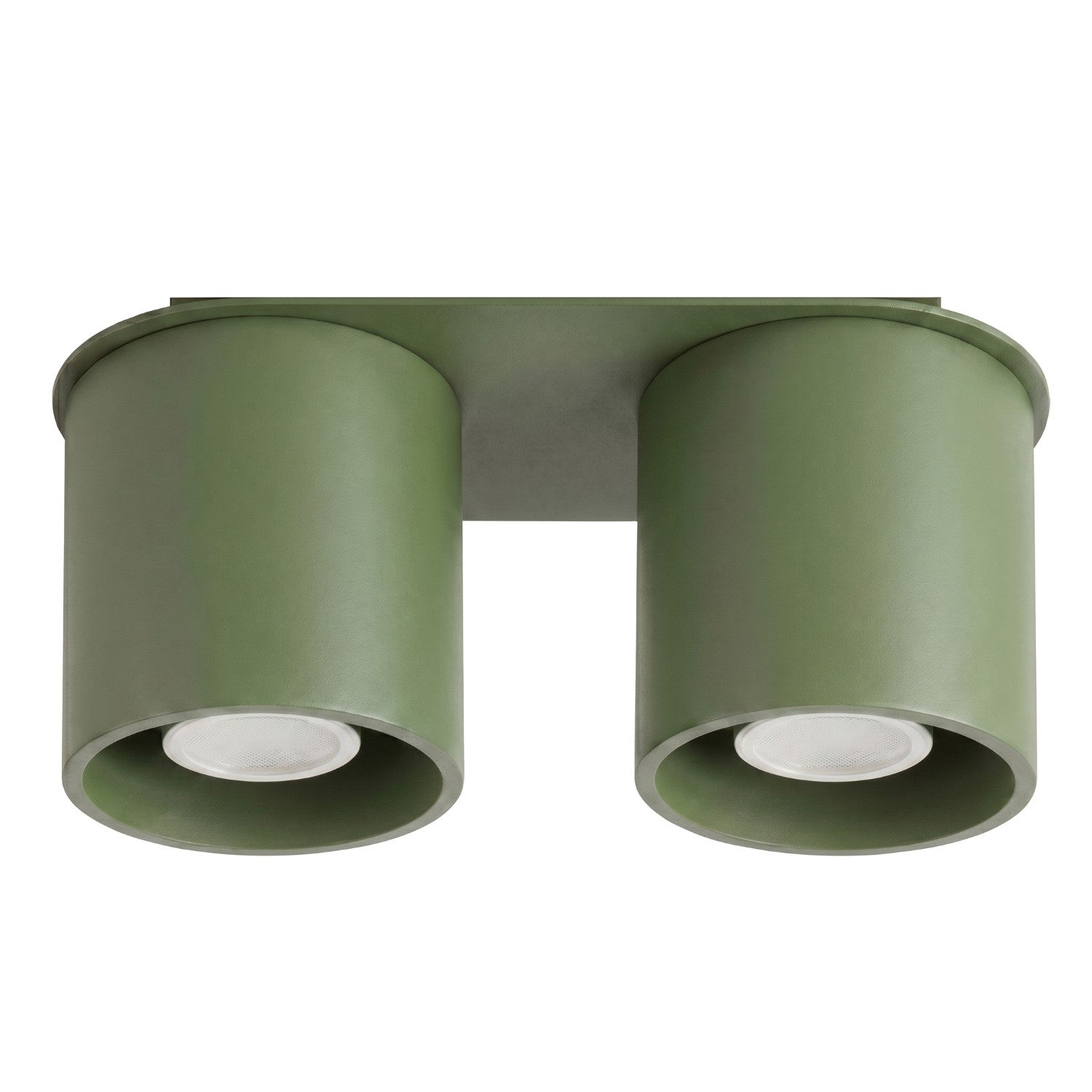 Deckenleuchten Orbis Olivgrün 2xgu10 26cm Aluminium Sollux