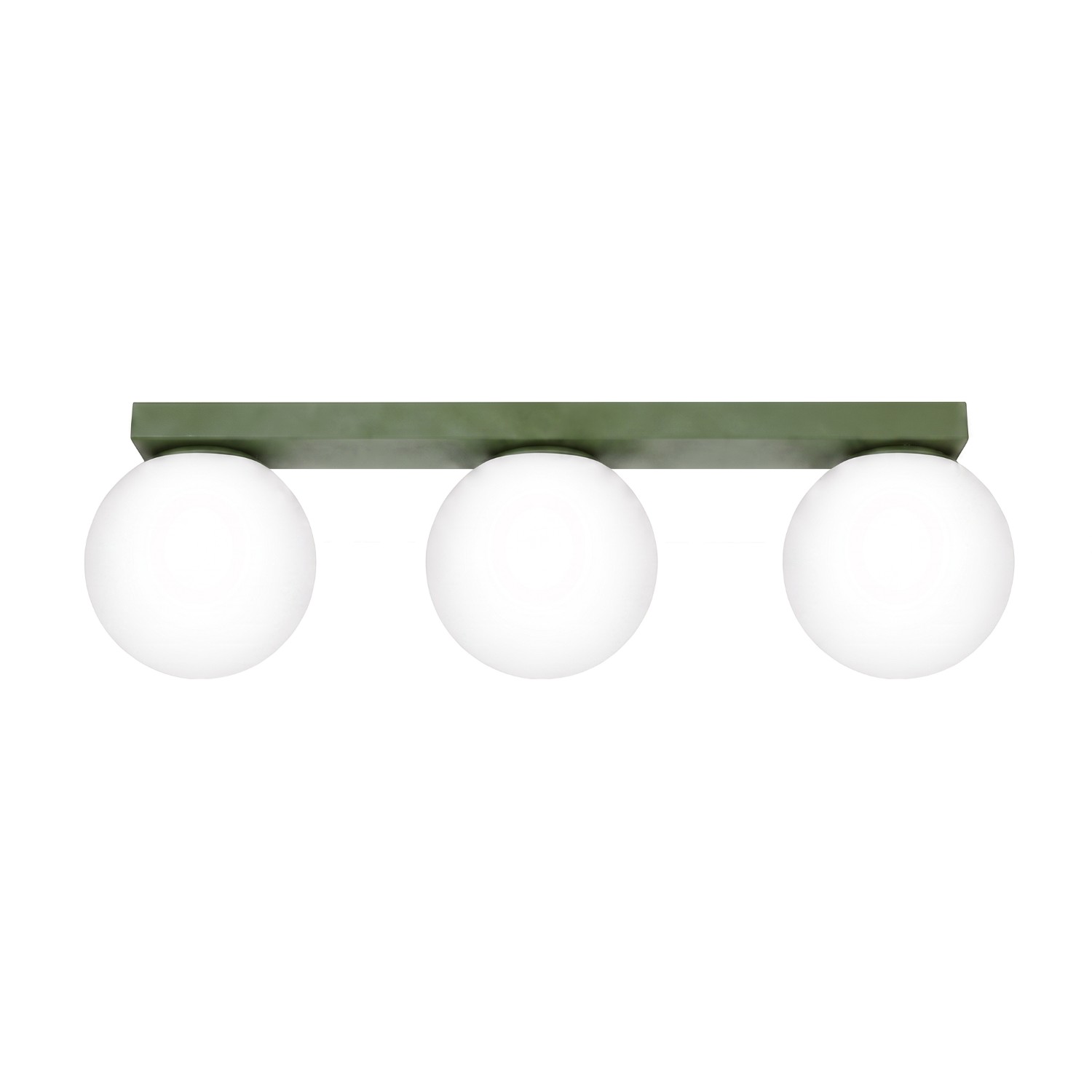 Deckenleuchten Yoli Olivgrün 3xg9 50cm Stahl Sollux