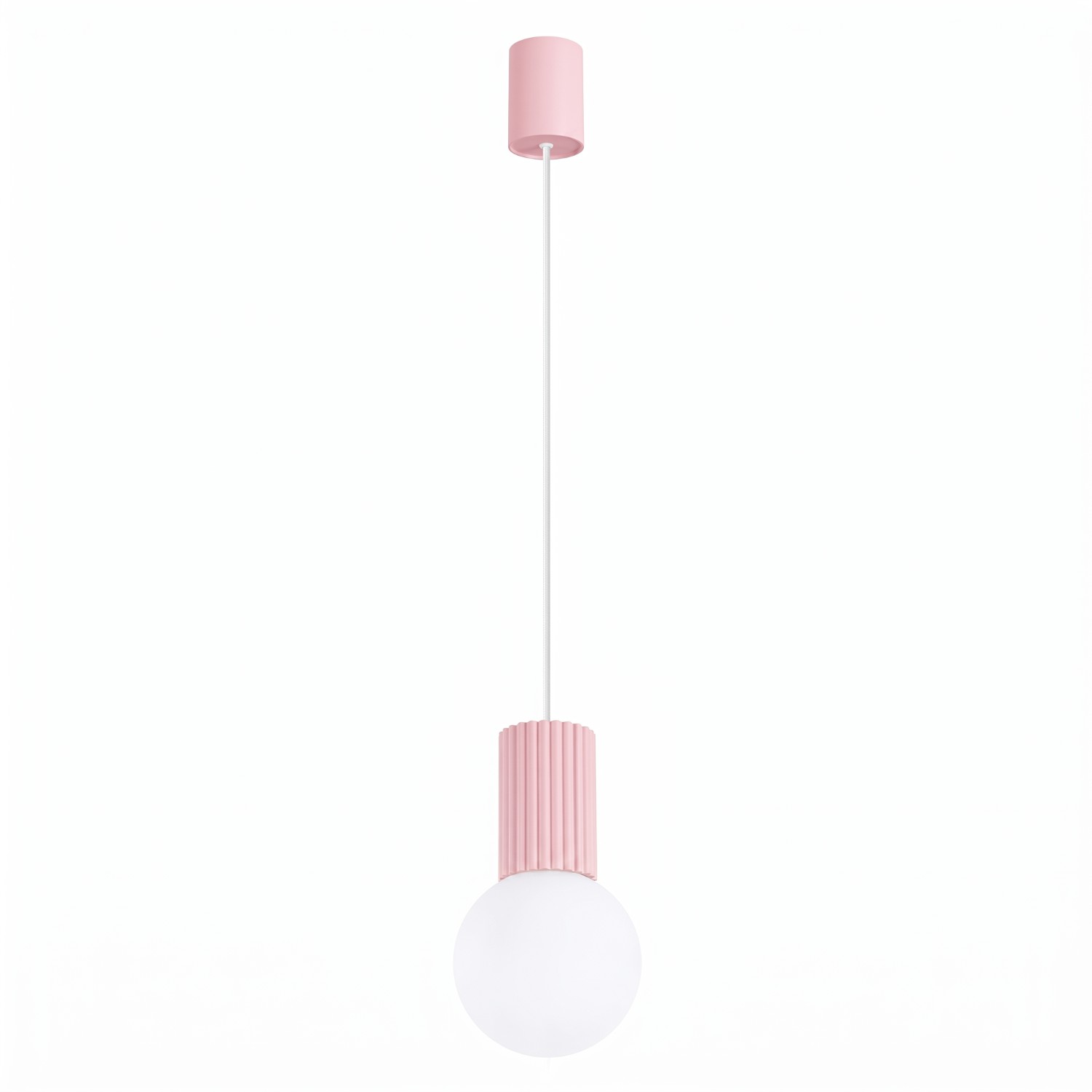 Pendelleuchten Halo Rosa 1xg9 12cm Aluminium Sollux