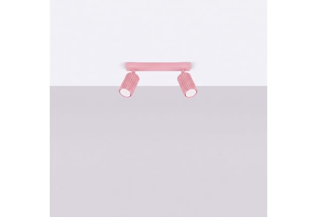 Deckenleuchten Karbon Rosa 1xgu10 30cm Aluminium Sollux