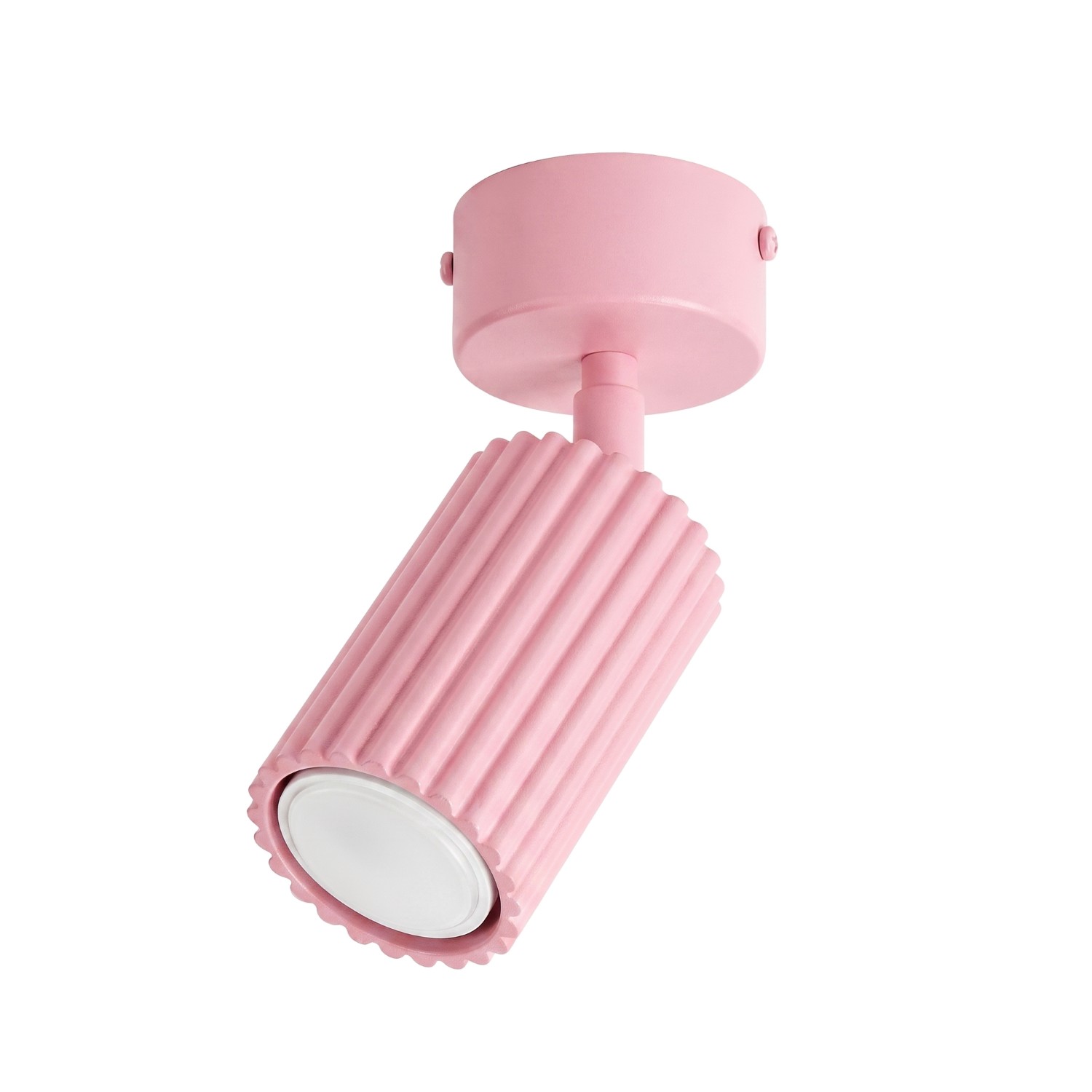 Deckenleuchten Karbon Rosa 1xgu10 7cm Aluminium Sollux