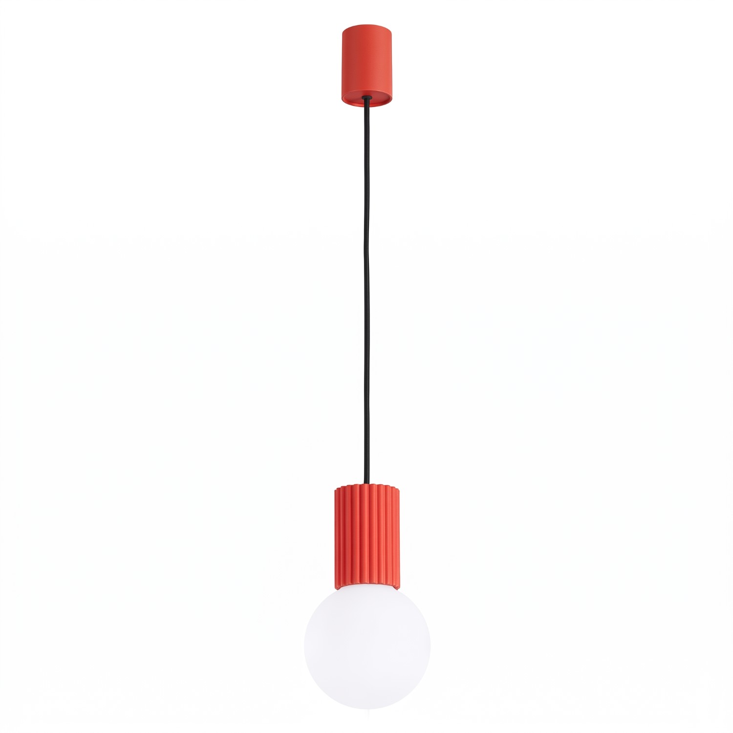 Pendelleuchten Halo Rot 1xg9 12cm Aluminium Sollux