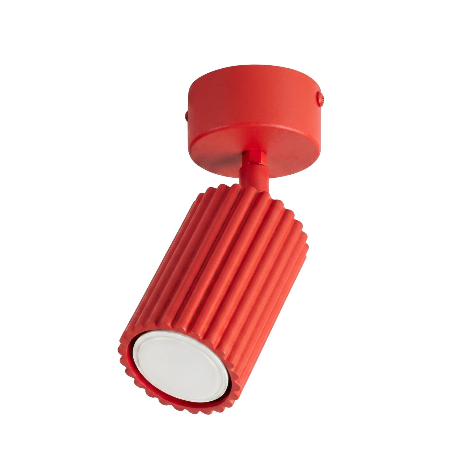 Deckenleuchten Karbon Rot 1xgu10 7cm Aluminium Sollux