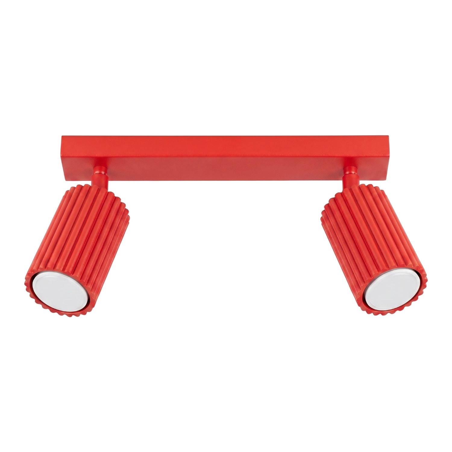 Deckenleuchten Karbon Rot 1xgu10 30cm Aluminium Sollux